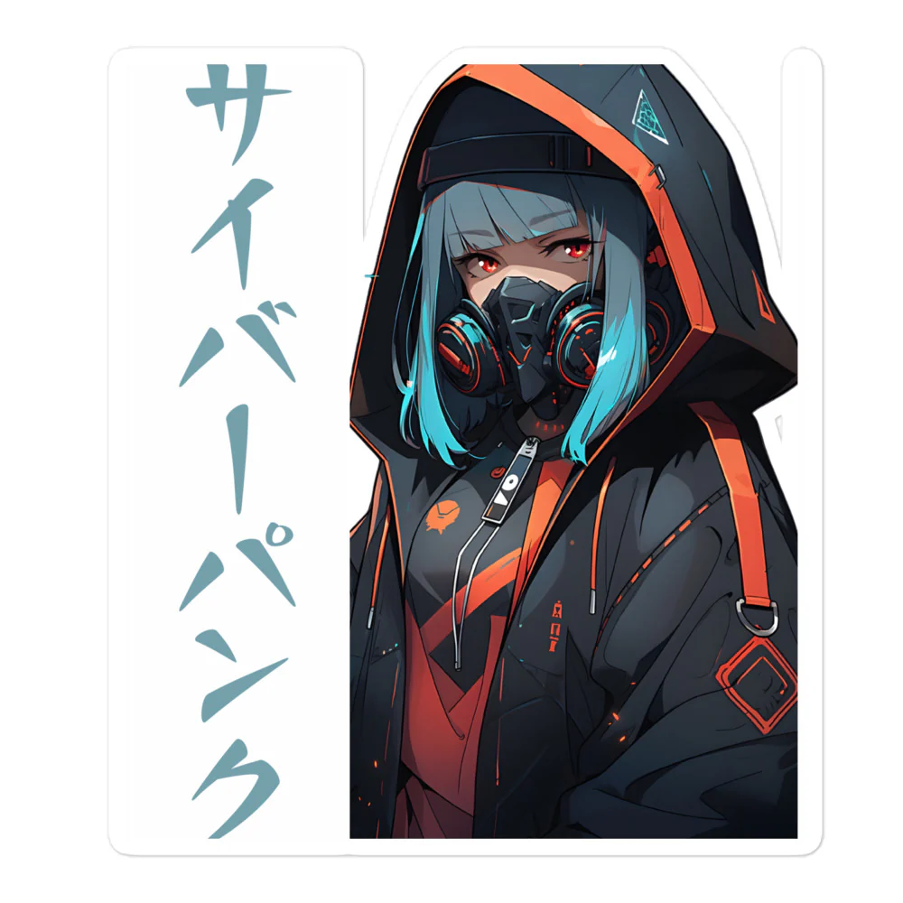 Anime Cyberpunk Japanese Japan Pop Art Sticker - Image 3