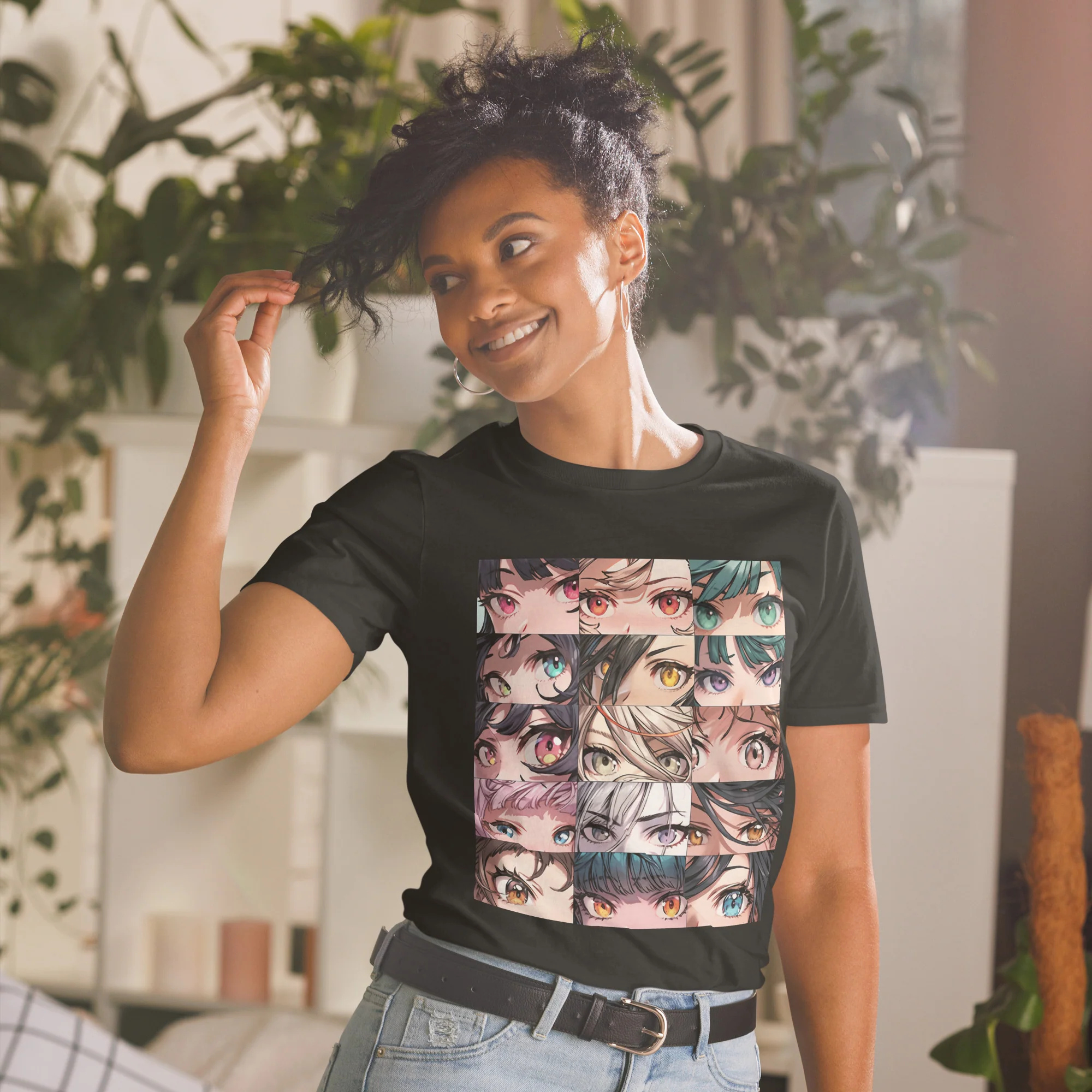 Anime Eyes Montage T-Shirt - Image 2