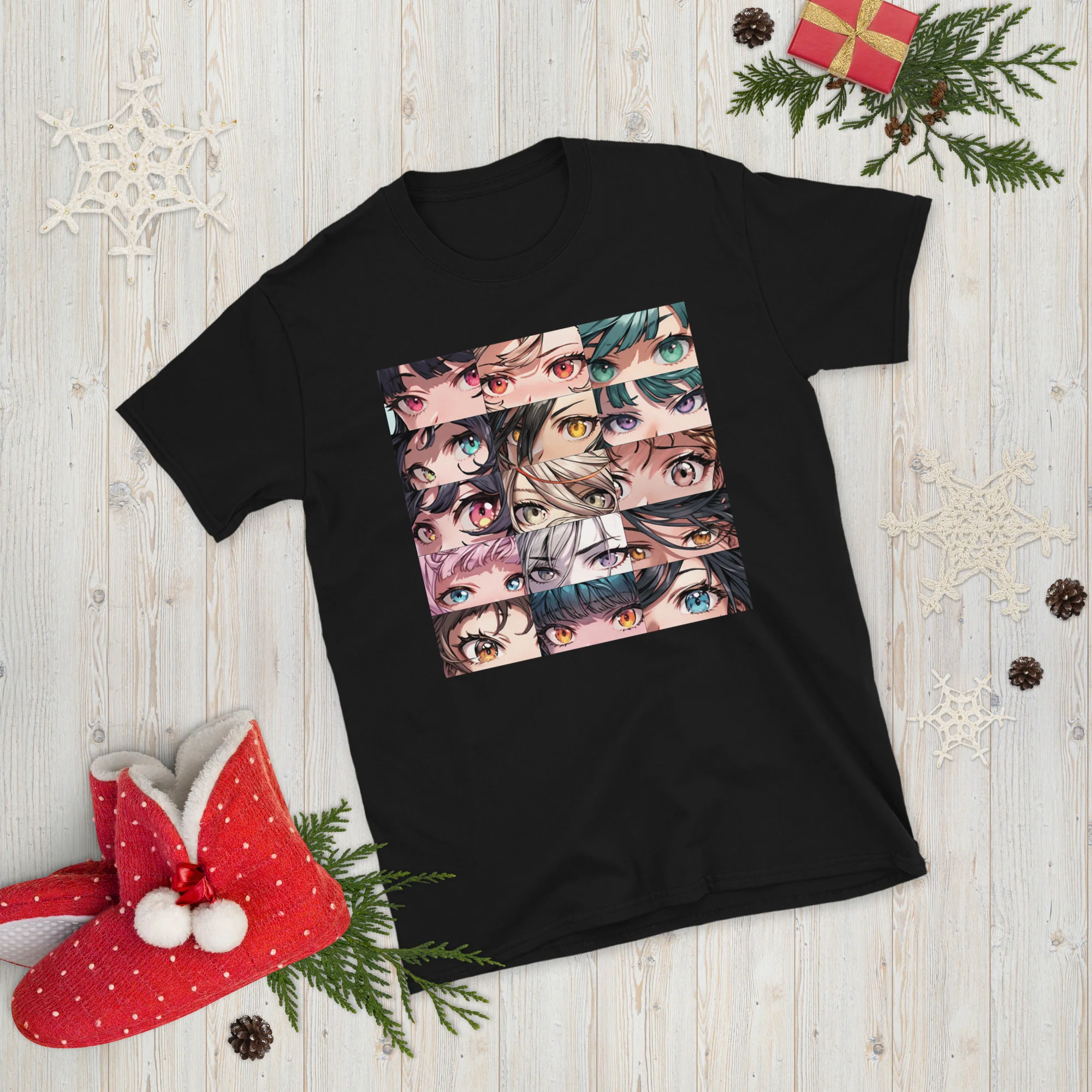 Anime Eyes Montage T-Shirt - Image 4
