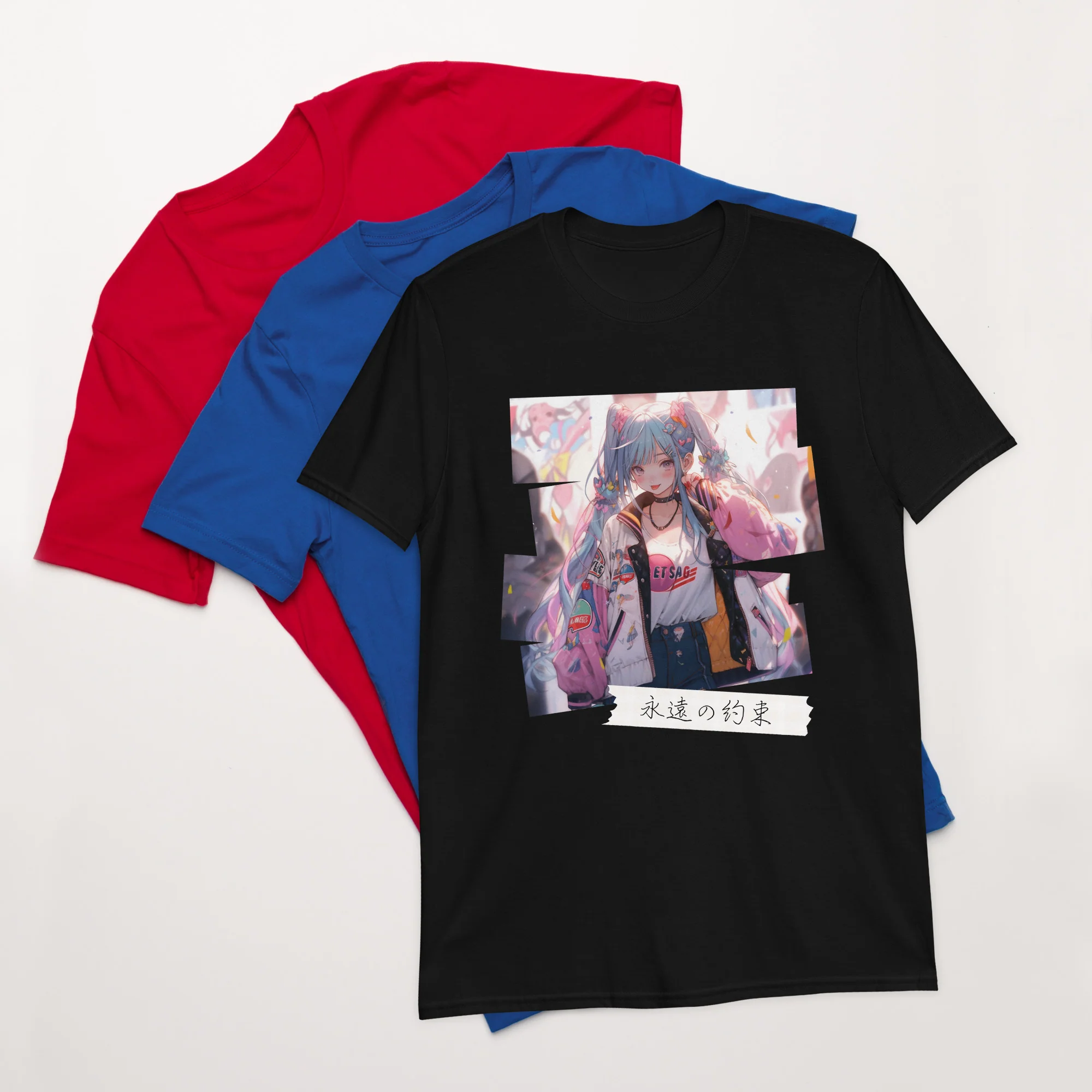 Anime Girl Forever Promise Japanese T-Shirt - Image 3