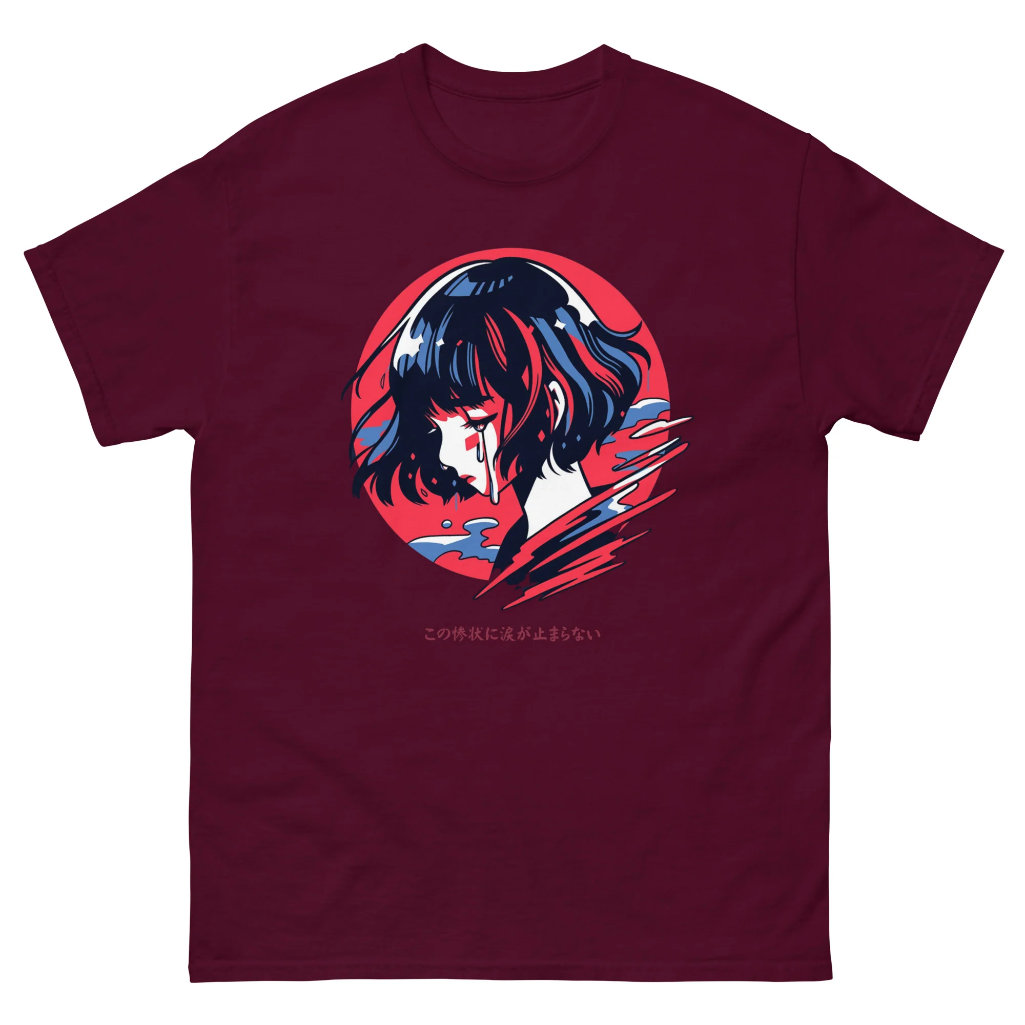 Anime Girl in Tragedy T-Shirt