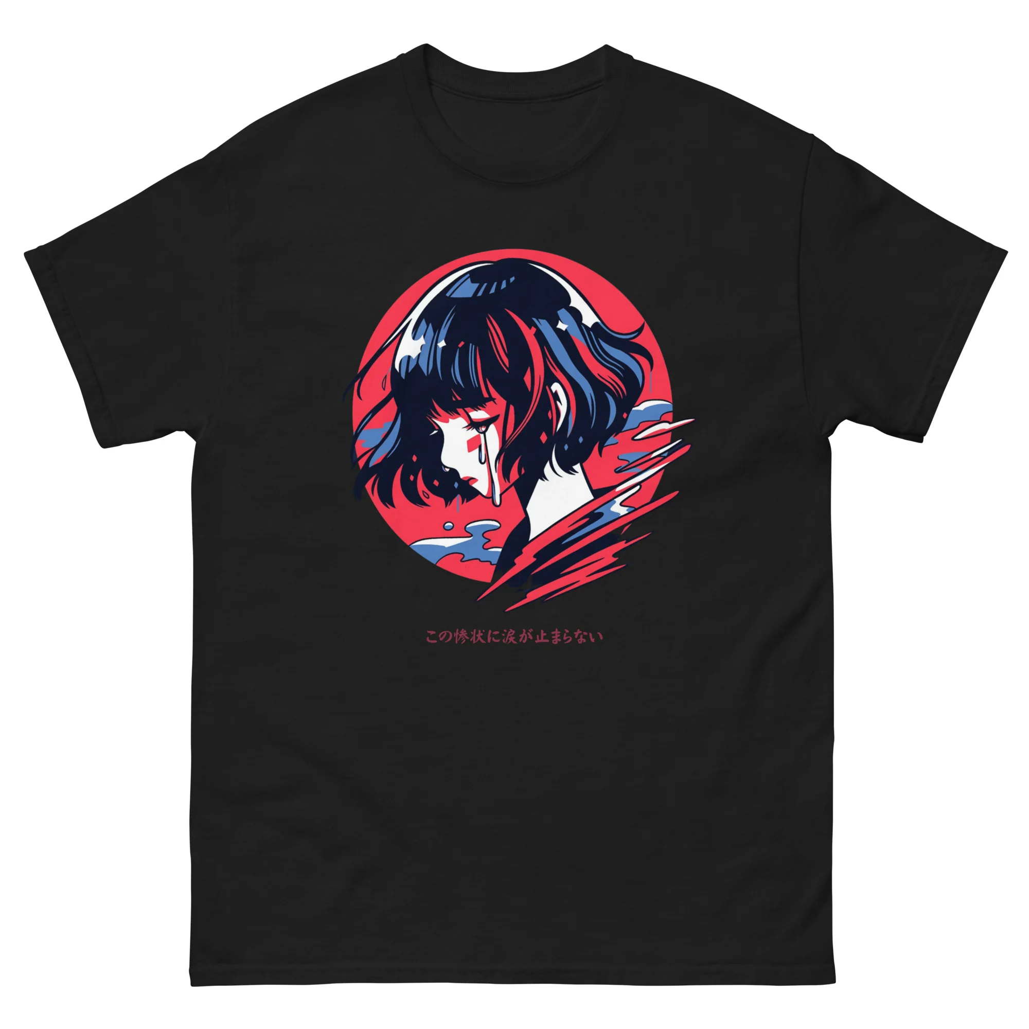 Anime Girl in Tragedy T-Shirt - Image 2
