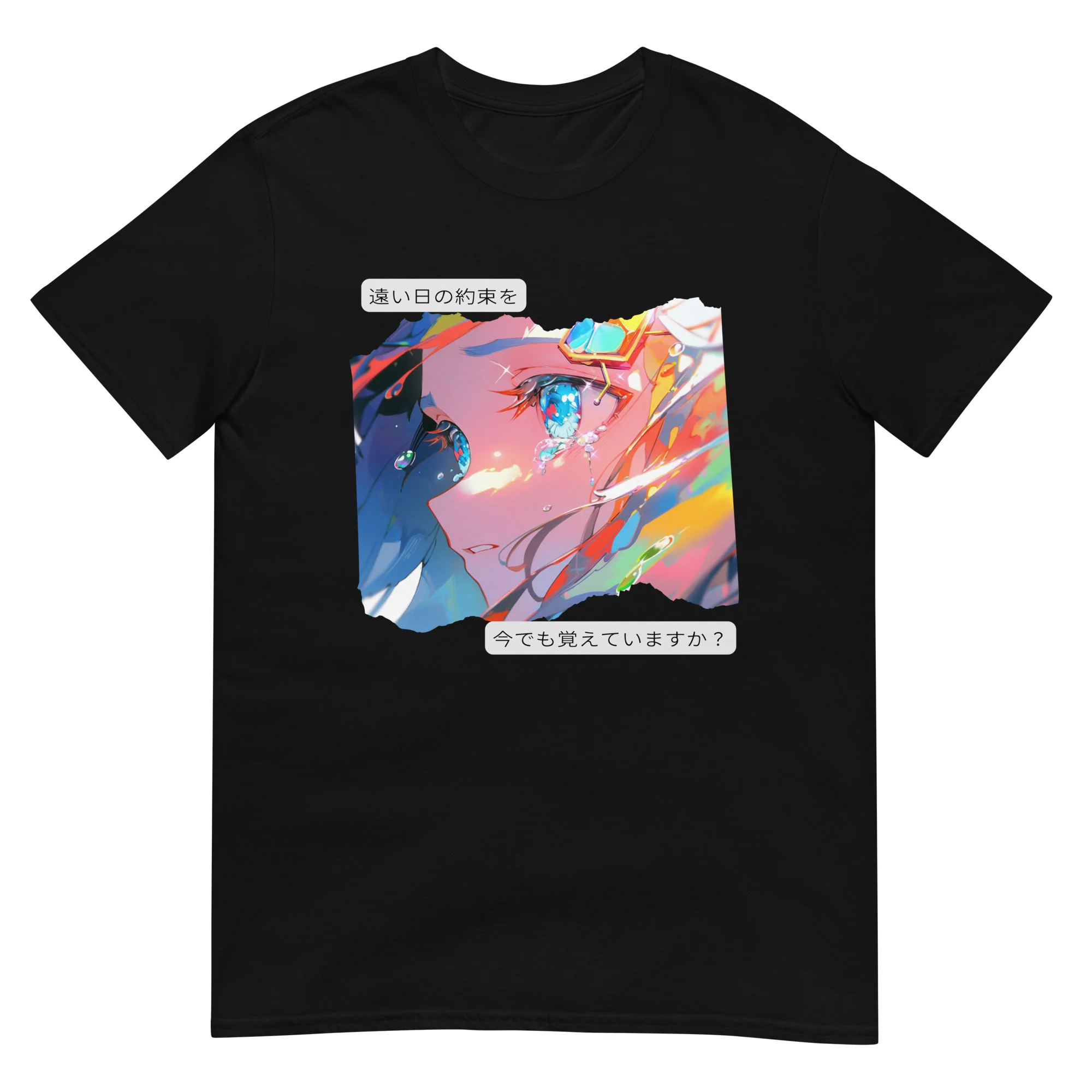 Anime Girl with Pastel Tears T-Shirt - Image 3
