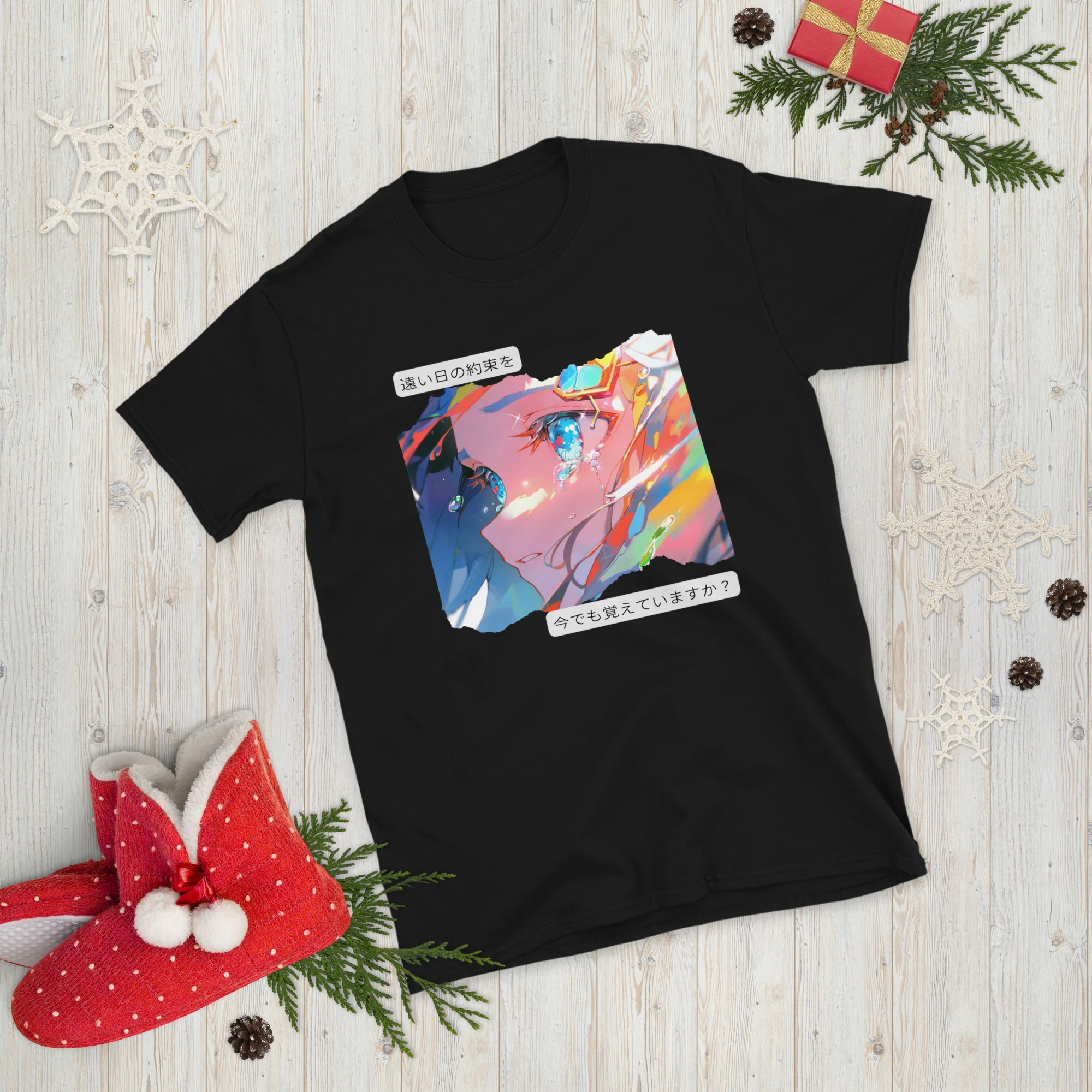 Anime Girl with Pastel Tears T-Shirt - Image 4