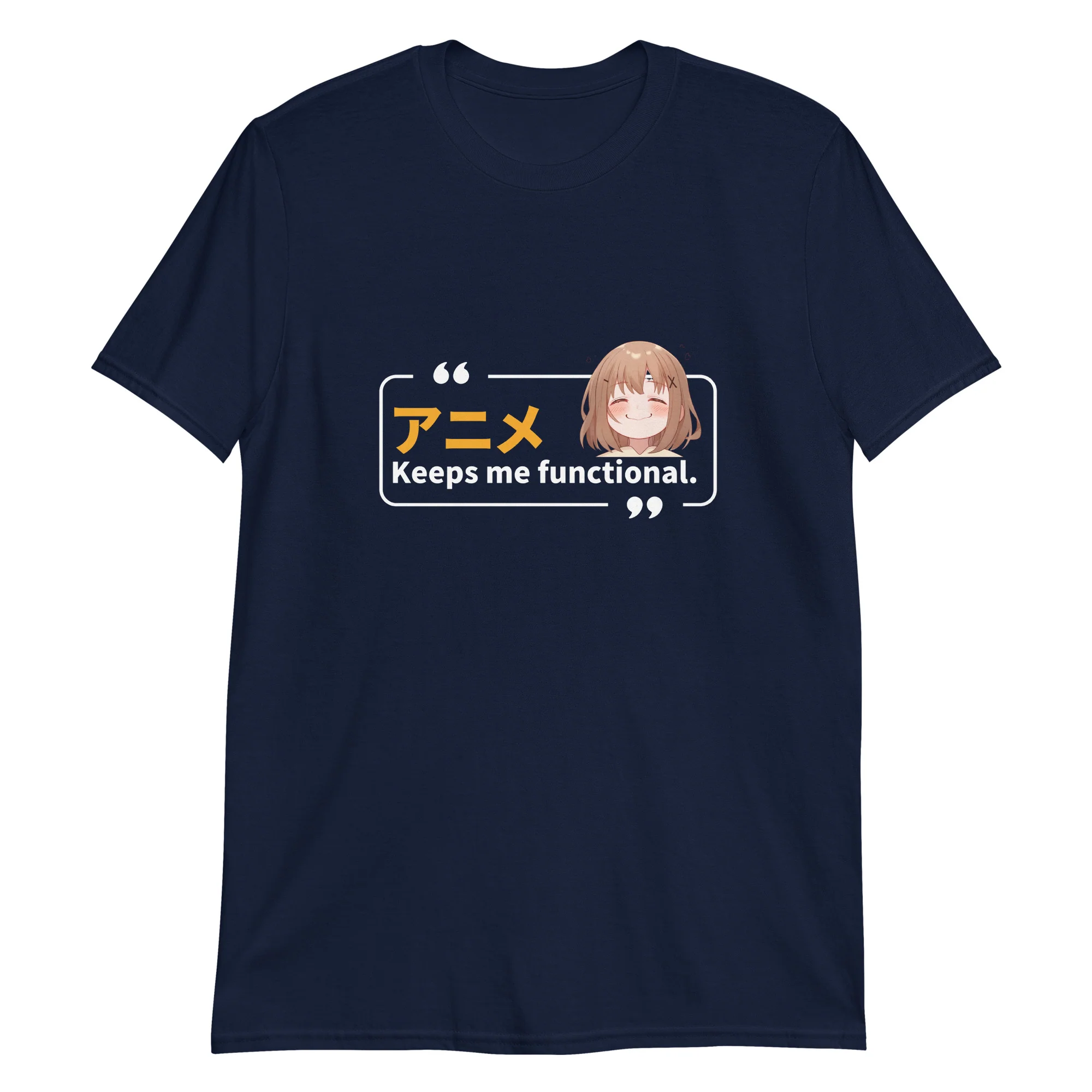 Anime Keeps Me Functional T-Shirt - Image 2