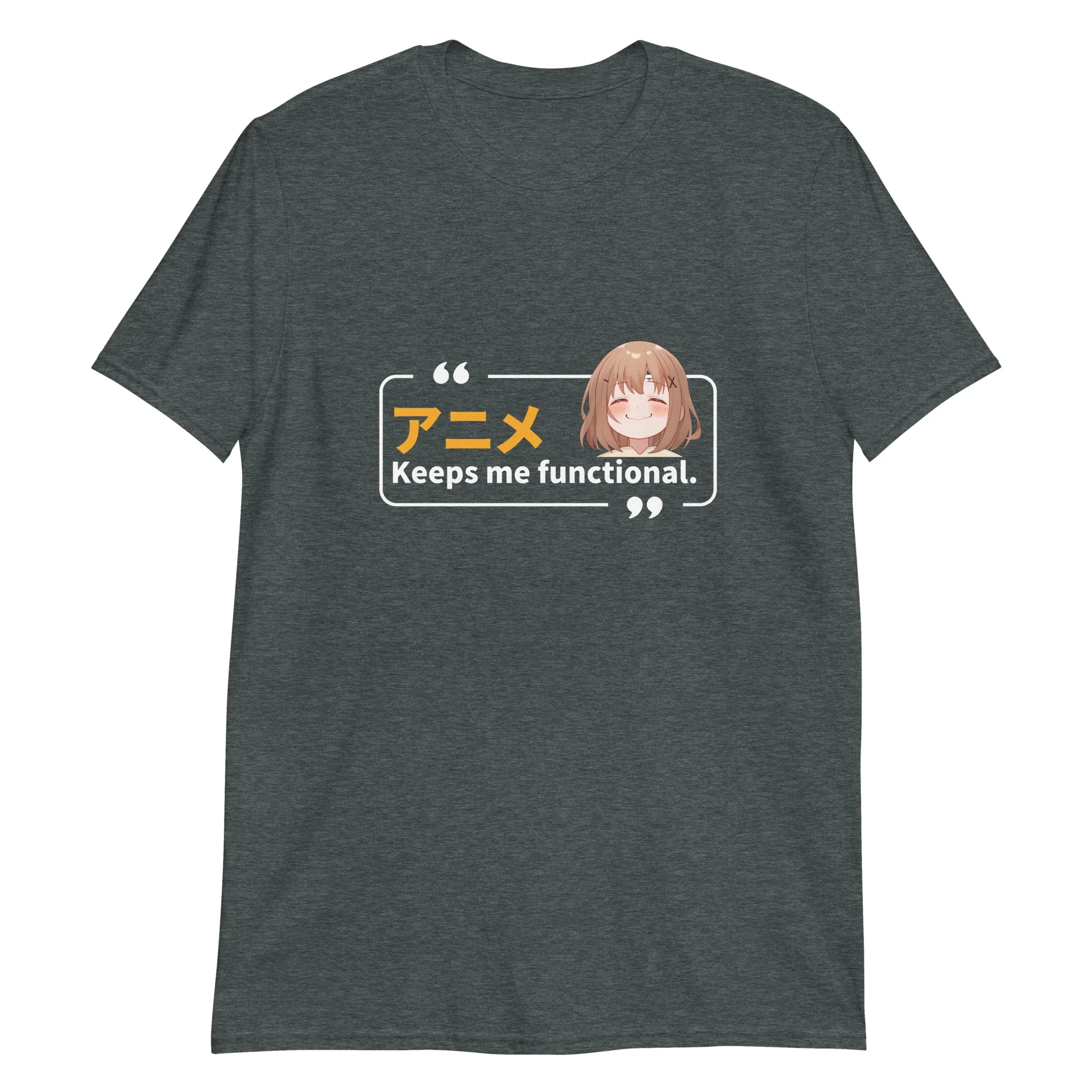 Anime Keeps Me Functional T-Shirt - Image 3