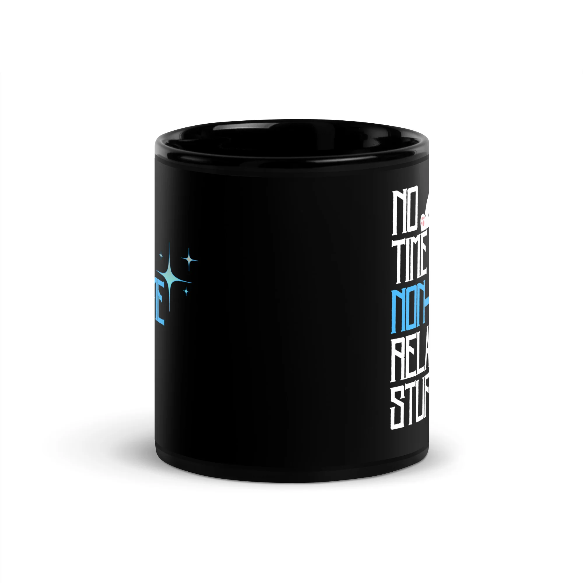 Anime Life's Priority Black Mug - Image 3