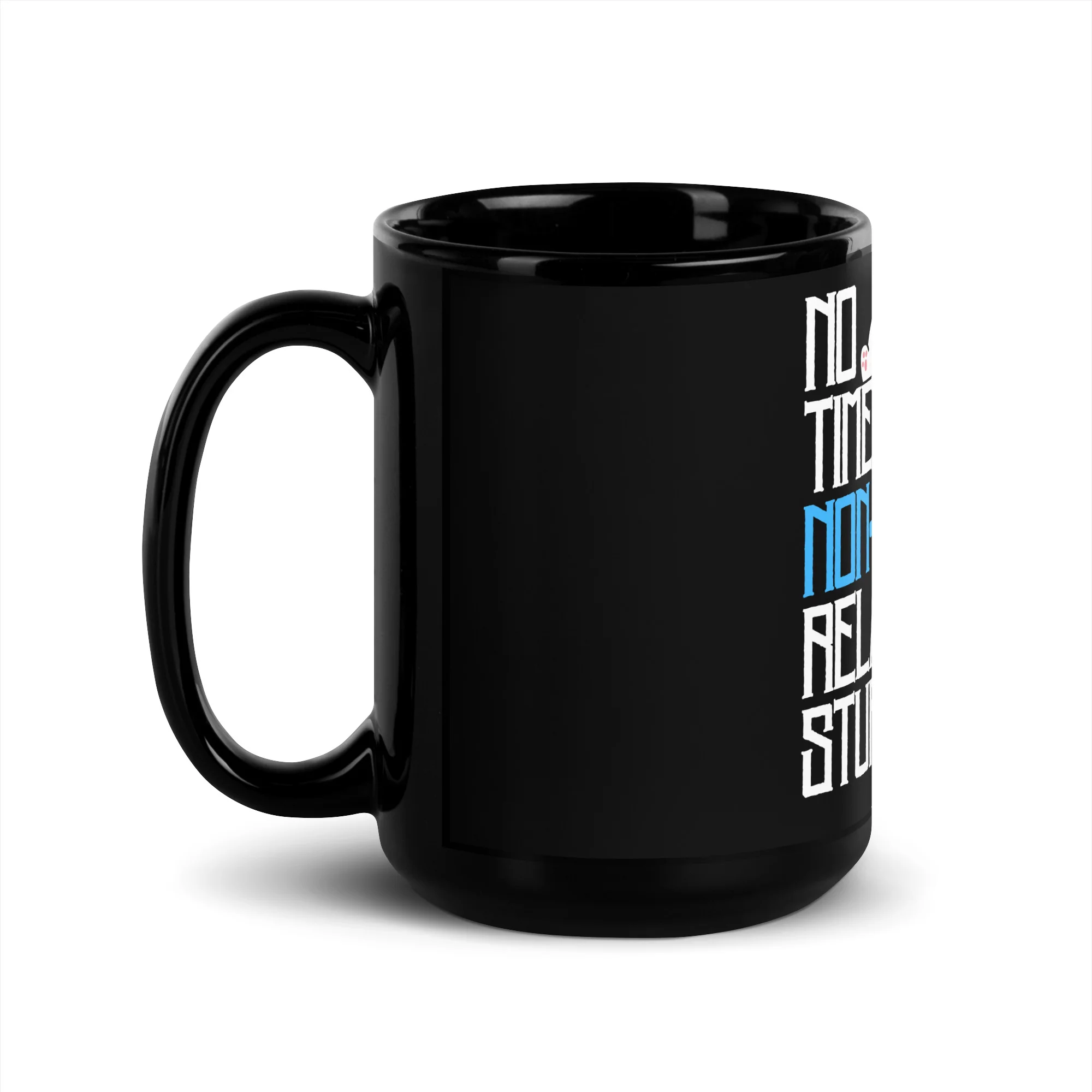 Anime Life's Priority Black Mug - Image 4