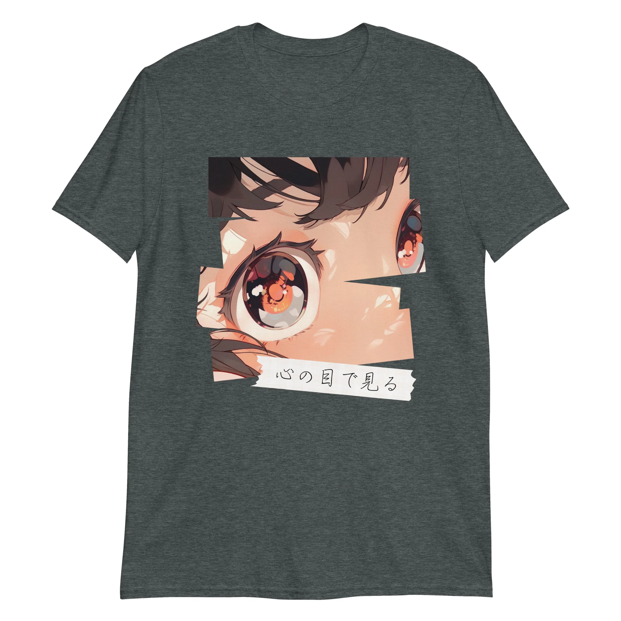Big Anime Eyes Japanese Culture Art T-Shirt - Image 6