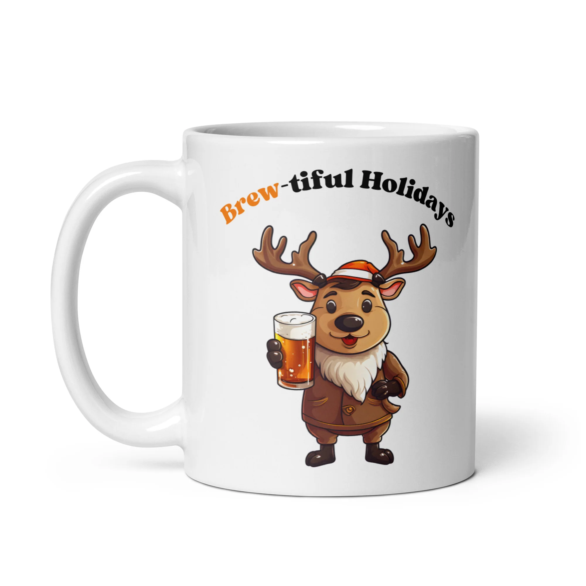 Brew-tiful Holidays Cheer Beer White Mug - Image 2