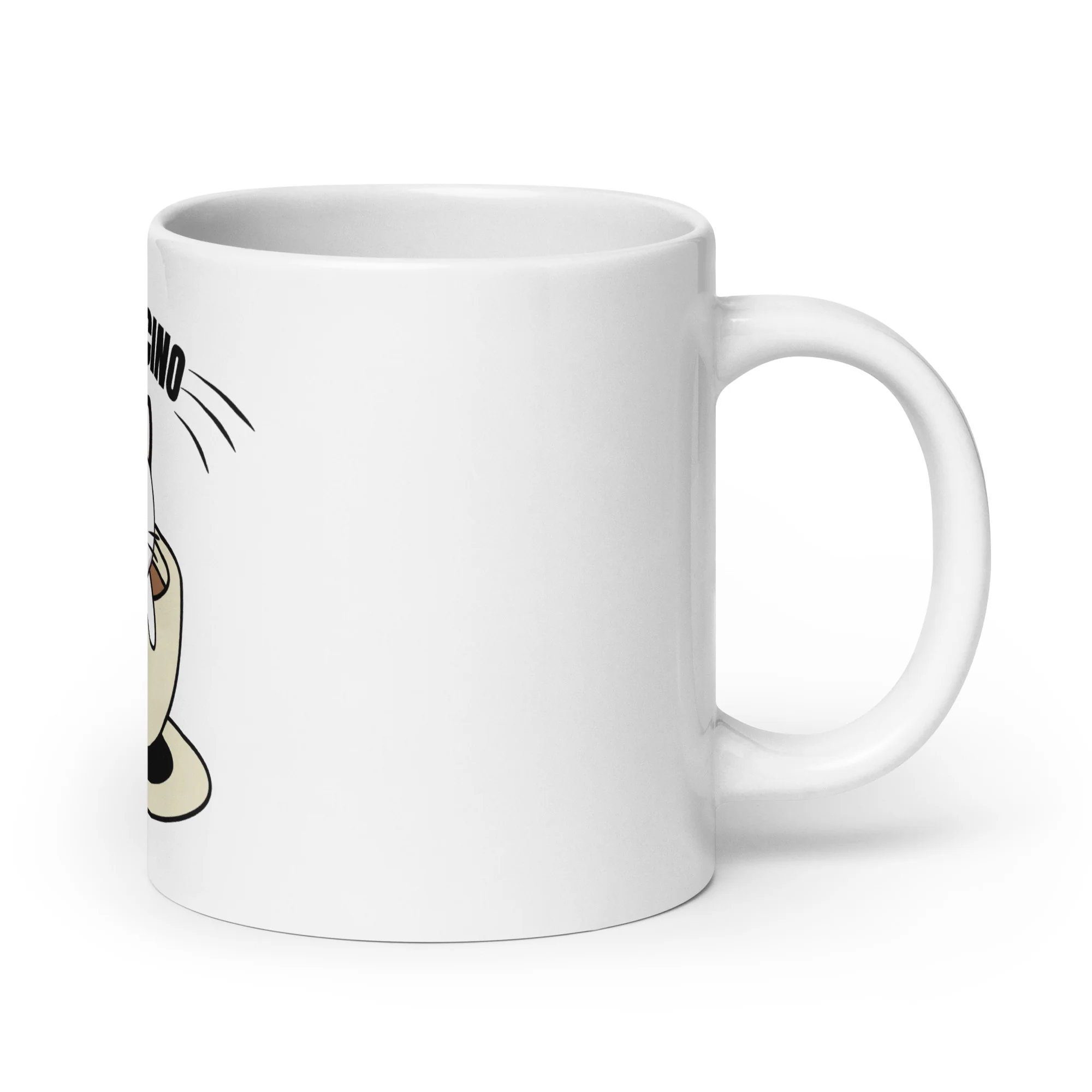 Cat-Pur-Ccino The Purrfect Blend White Mug - Image 7