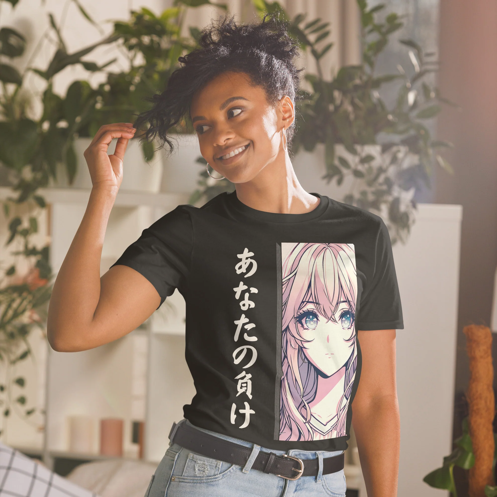 Confident Anime Girl Challenge T-Shirt - Image 2