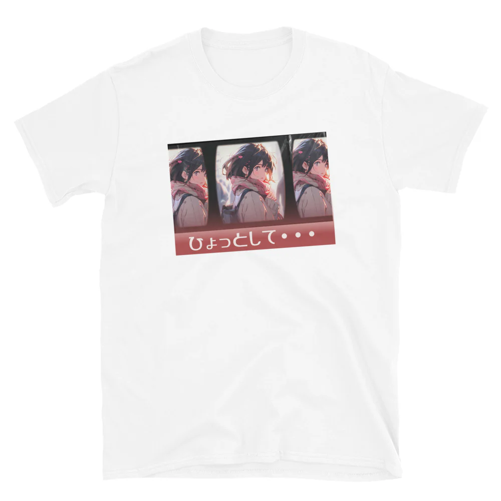 Contemplative Repeats ひょっとして Short-Sleeve Unisex T-Shirt - Image 5
