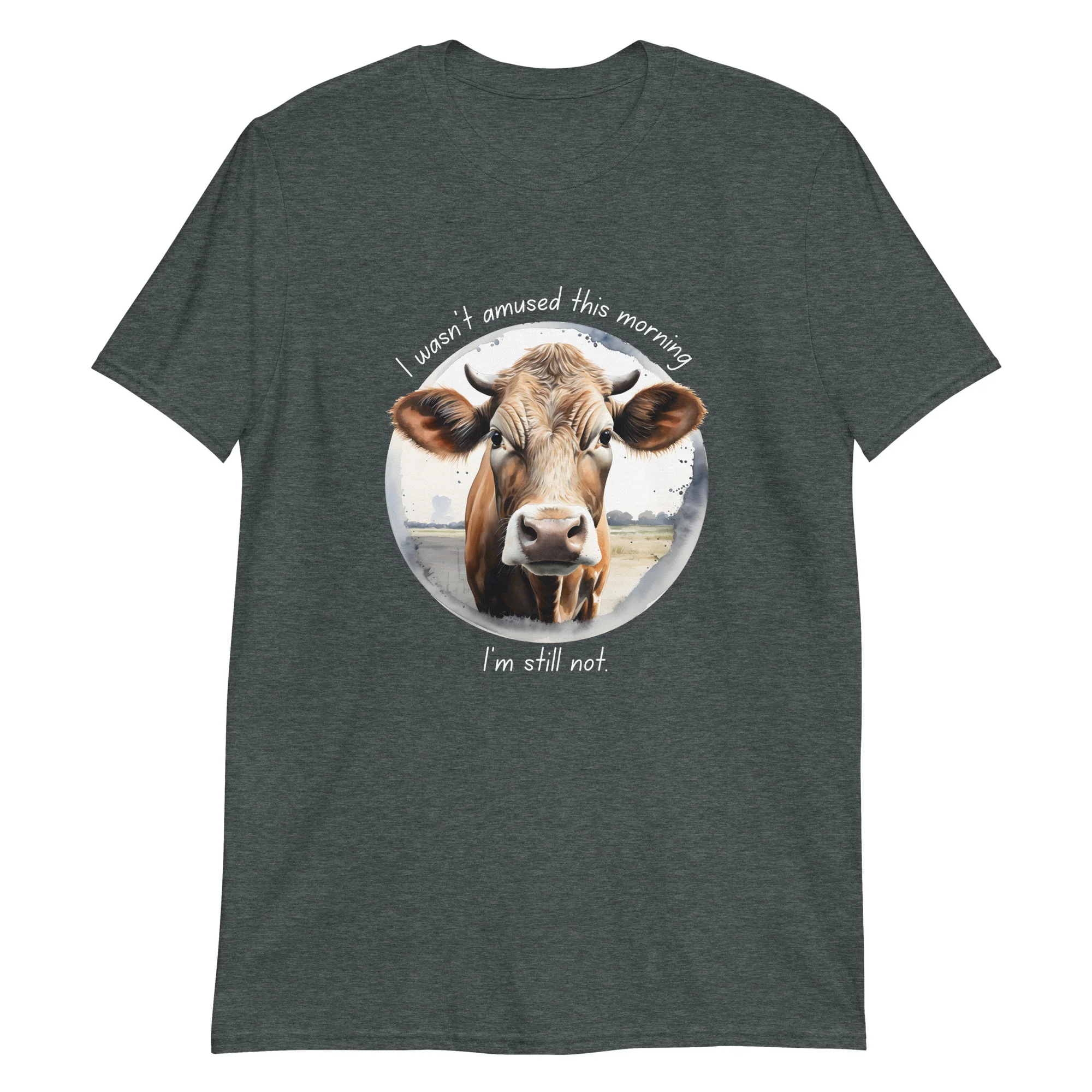 Cow Mood I Wasn't Amused This Morning T-Shirt - Image 6