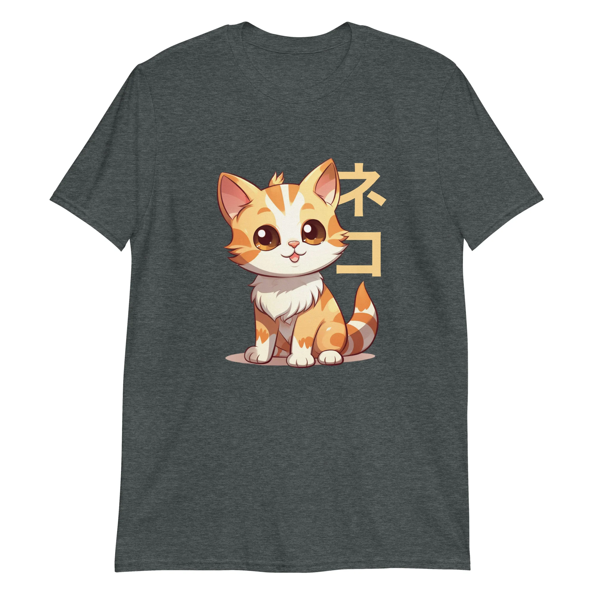 Cute Anime Cat Neko: Paws & Whiskers T-Shirt - Image 3