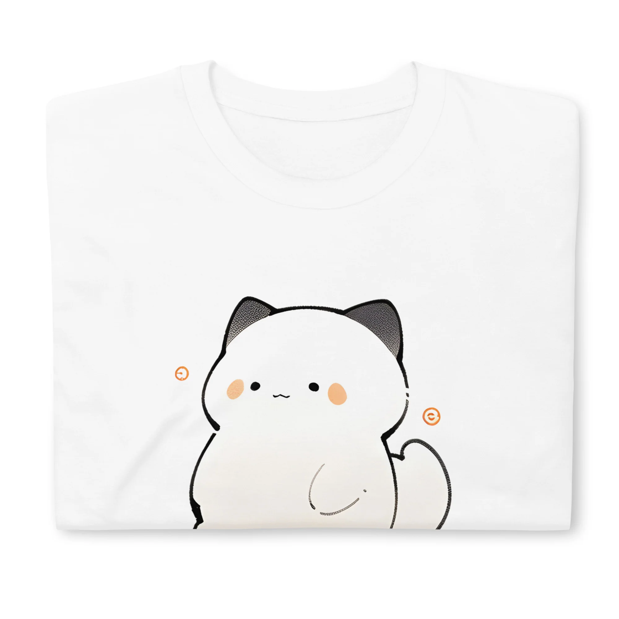 Cute Manga Cat: What's For Supper? T-Shirt - Image 2