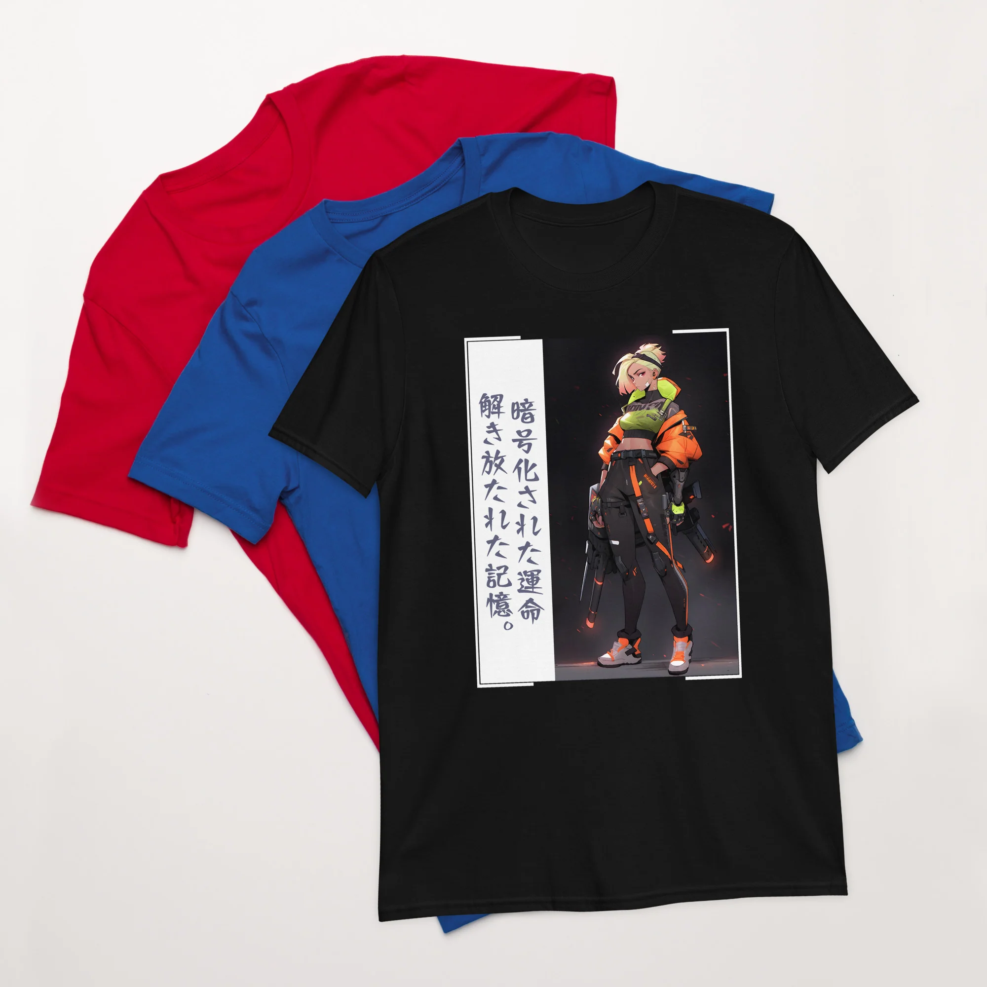 Encrypted Fate, Memories Unleashed Anime T-Shirt - Image 3