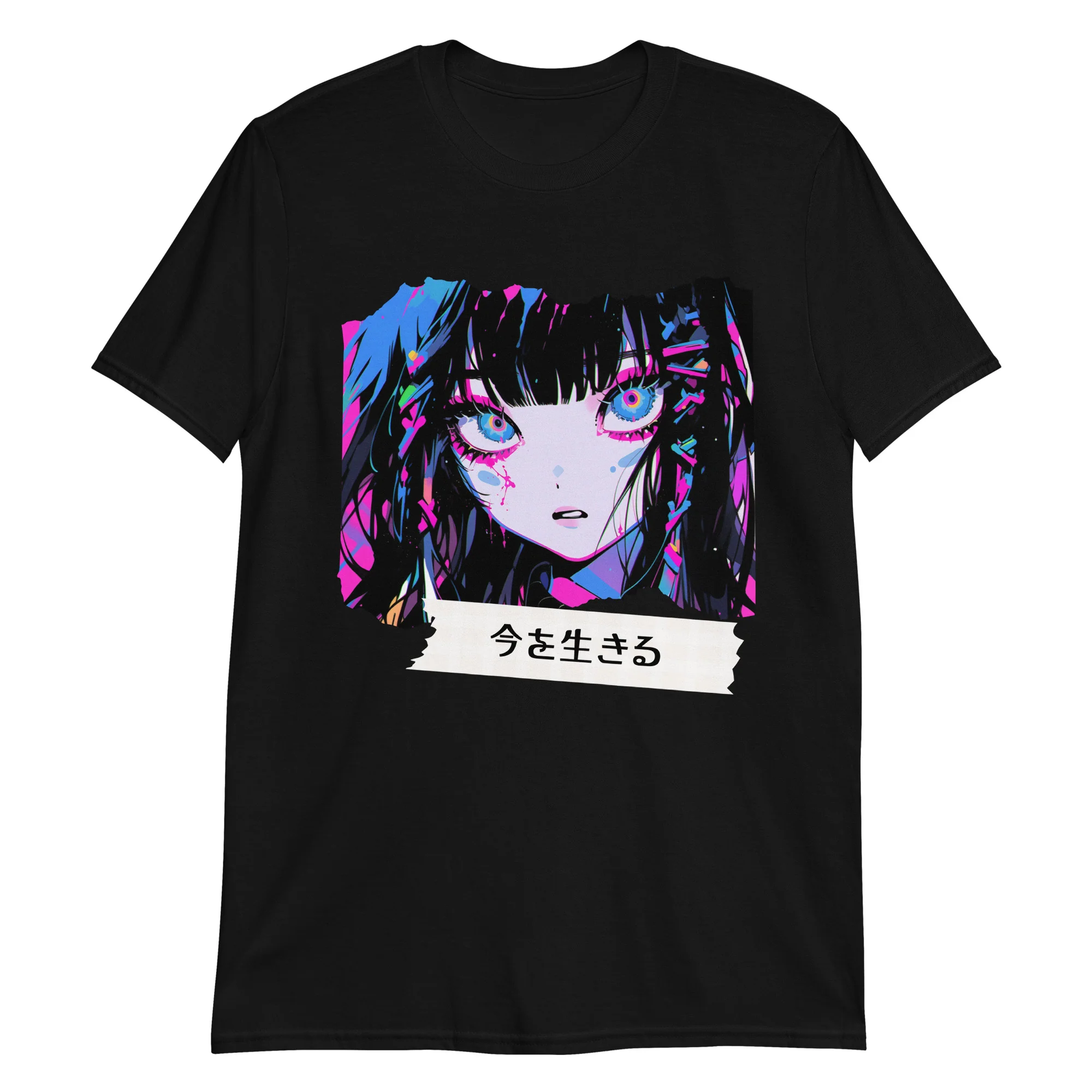 Goth Anime Girl Living Today T-Shirt