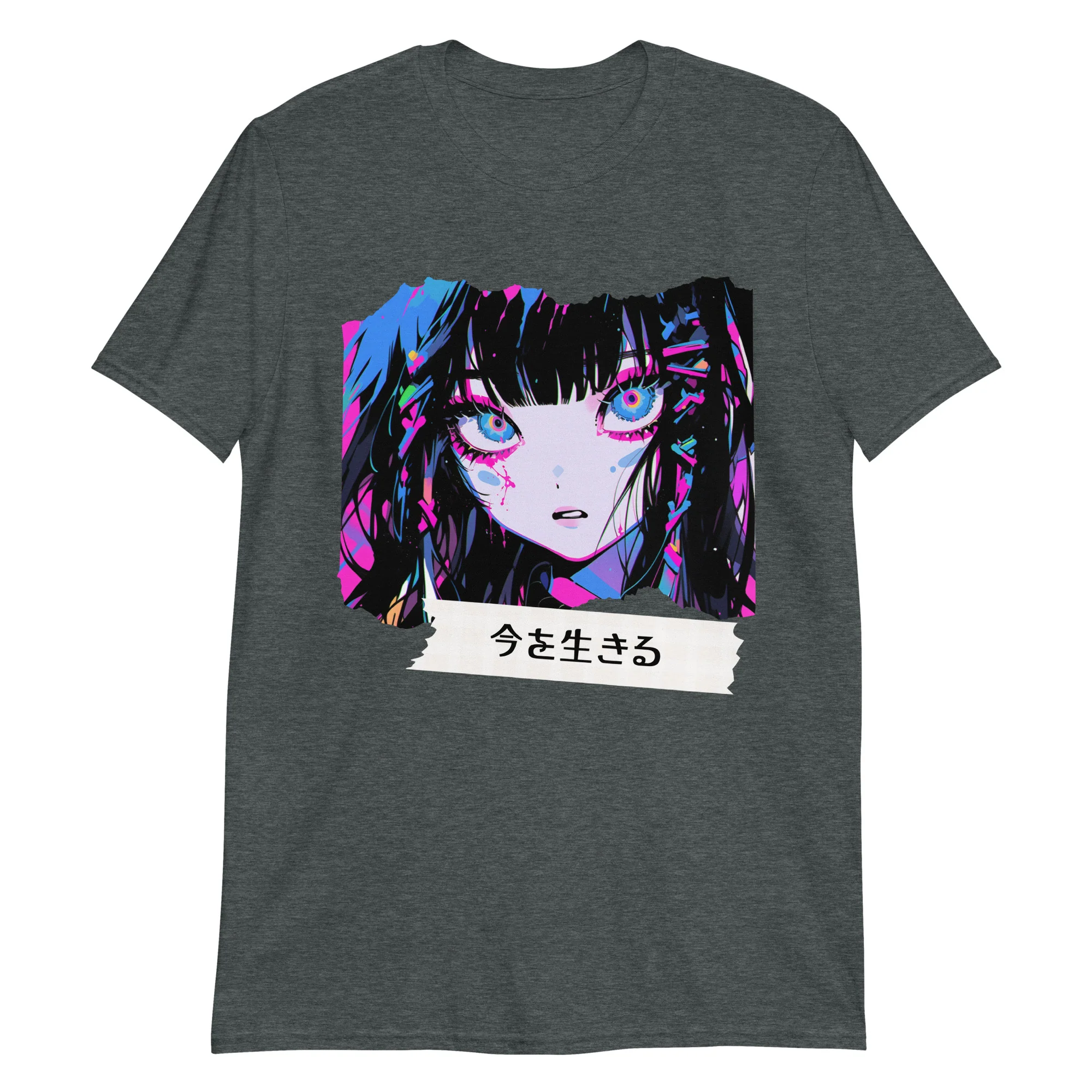 Goth Anime Girl Living Today T-Shirt - Image 6