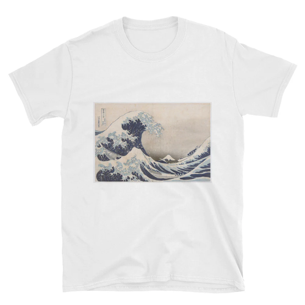 Great Wave off Kanagawa Japan with Mt. Fuji by Hokusai Short-Sleeve Unisex T-Shirt