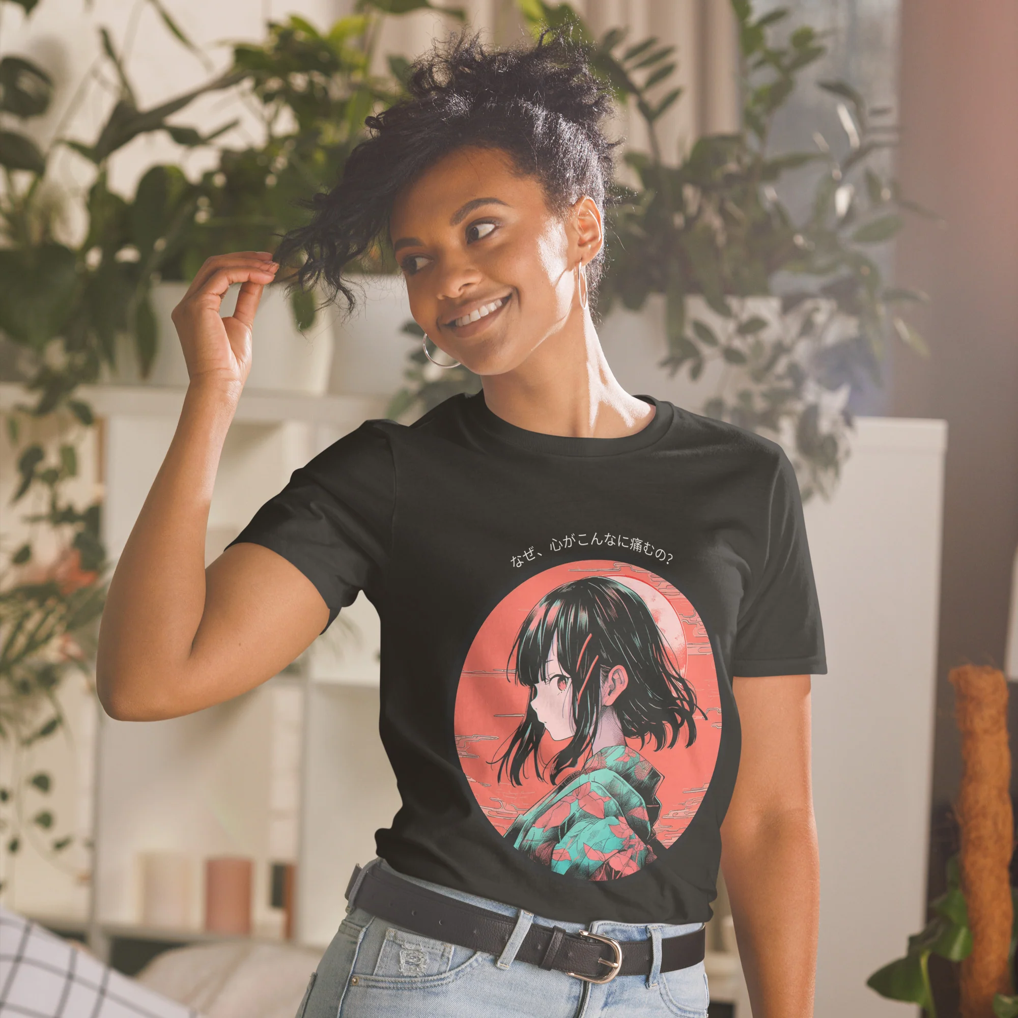 Heartache Kimono Girl T-Shirt - Image 2
