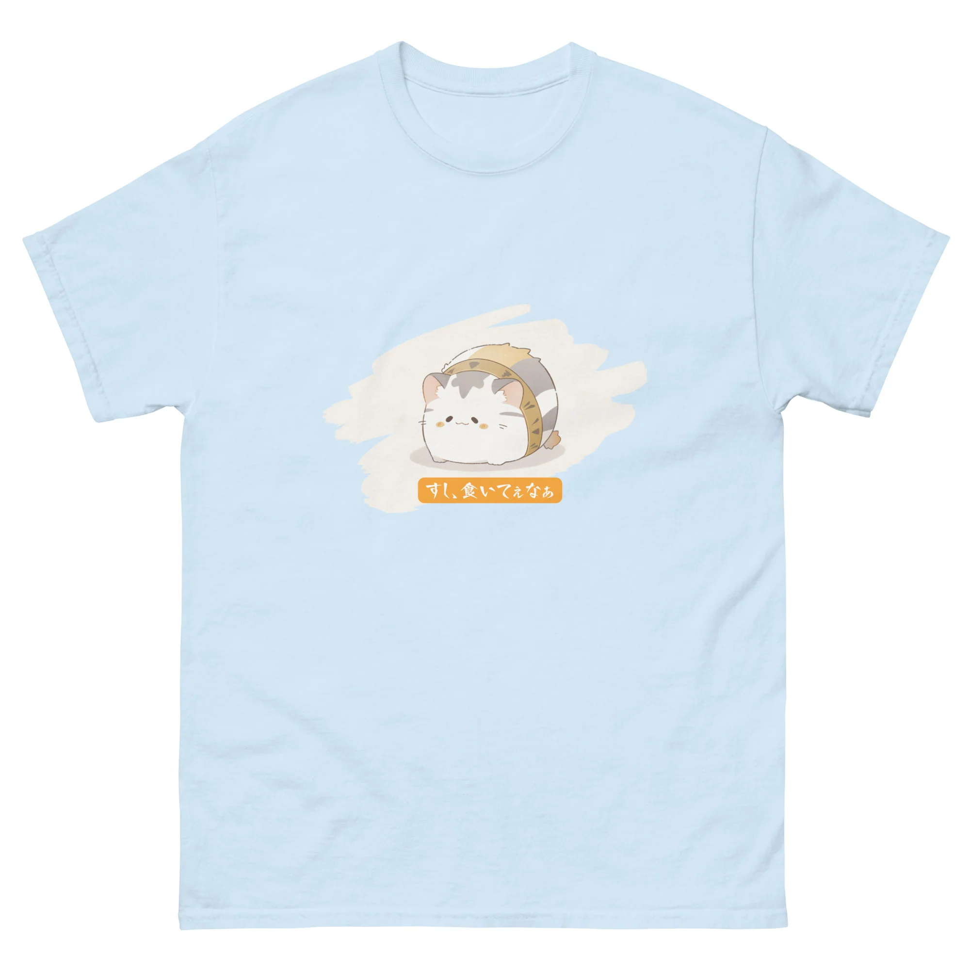 Hungry Kitty Craves Sushi in Japanese Short-Sleeve Unisex T-Shirt - Image 12