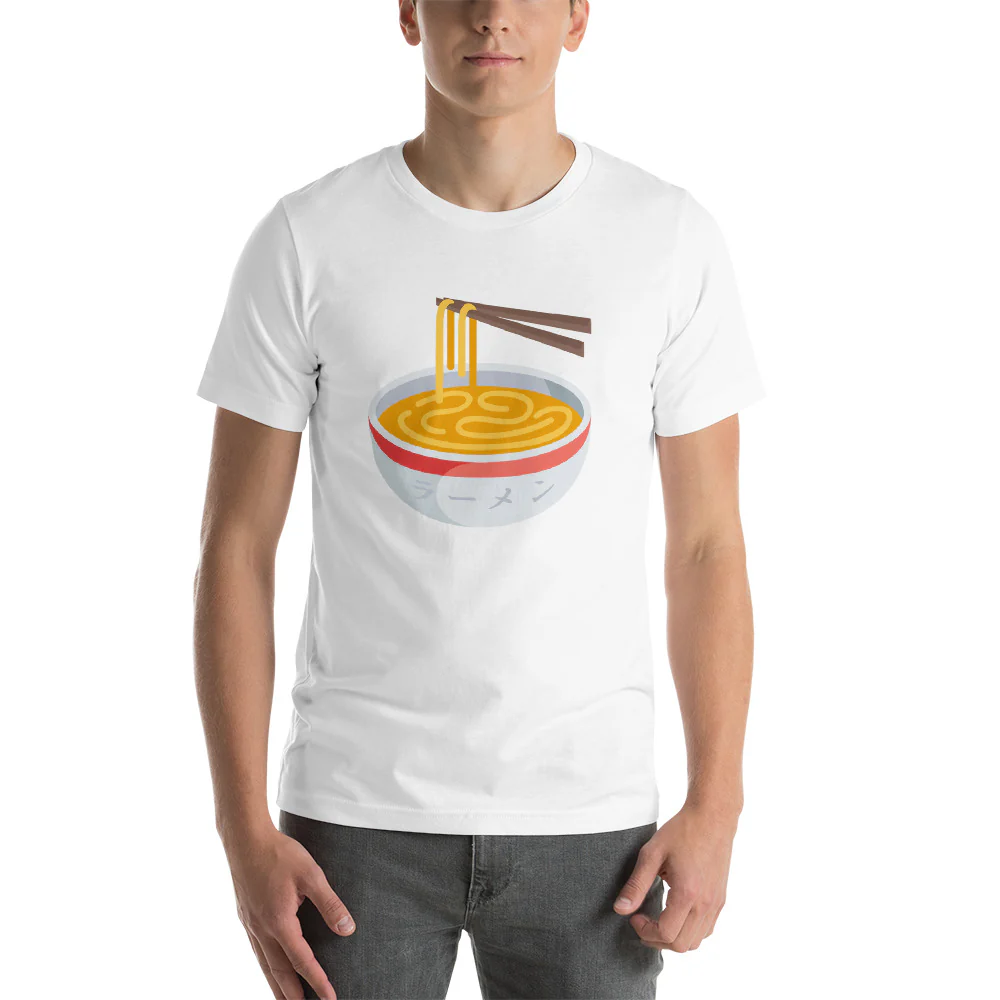 I Love Ramen Shirt with Japanese Katakana Shirt. Short-Sleeve Unisex T-Shirt