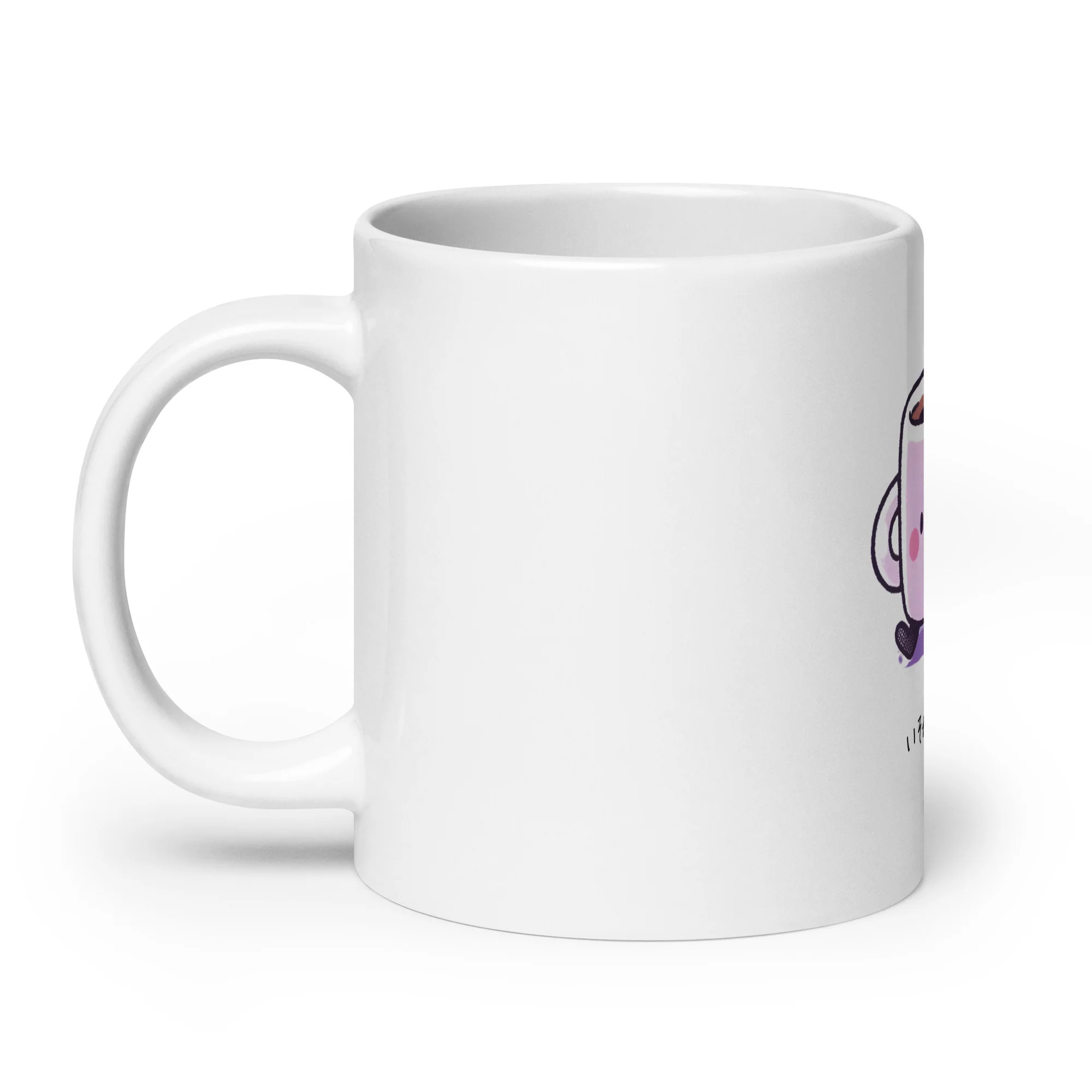 Isogashii naa - Busy Coffee Mug on the Run White Mug - Image 4