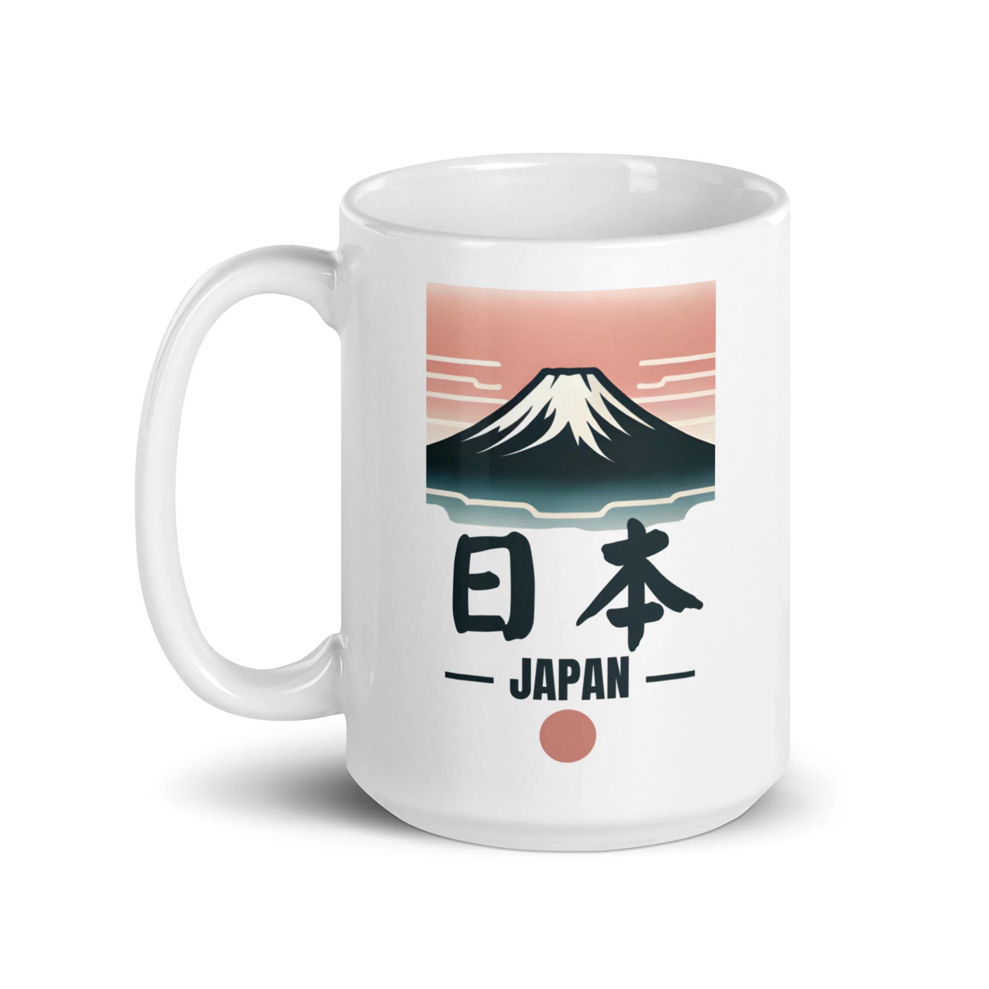 Japan with a Mt. Fuji Touch White Mug - Image 2