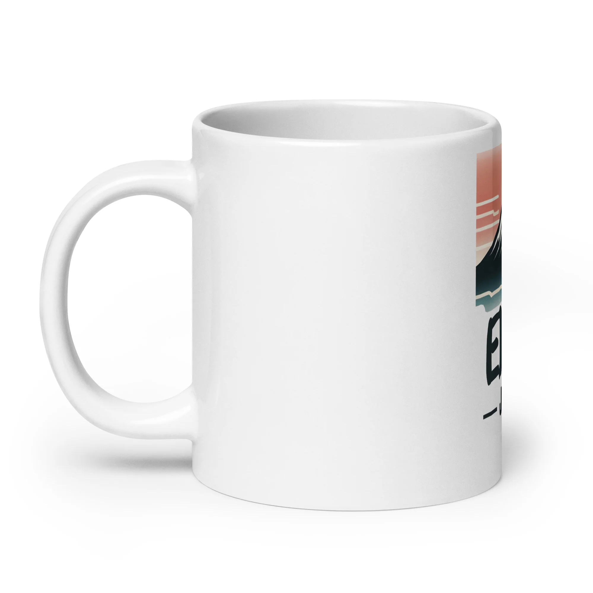 Japan with a Mt. Fuji Touch White Mug - Image 5