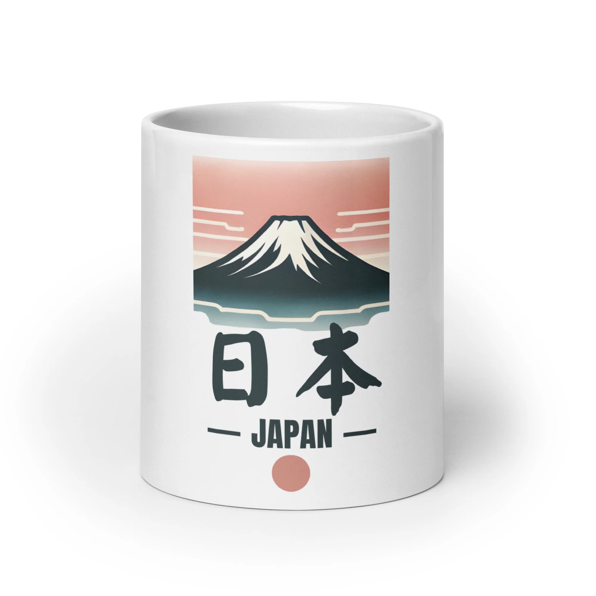 Japan with a Mt. Fuji Touch White Mug - Image 6