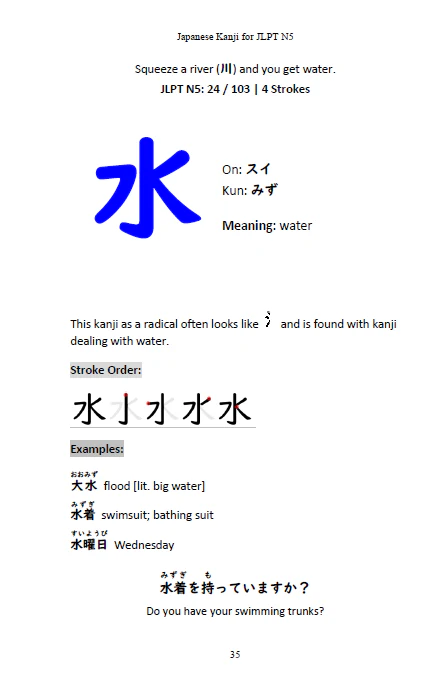 Japanese Kanji for JLPT N5-Master the Japanese Language Proficiency Test N5 [Paperback] - Image 3