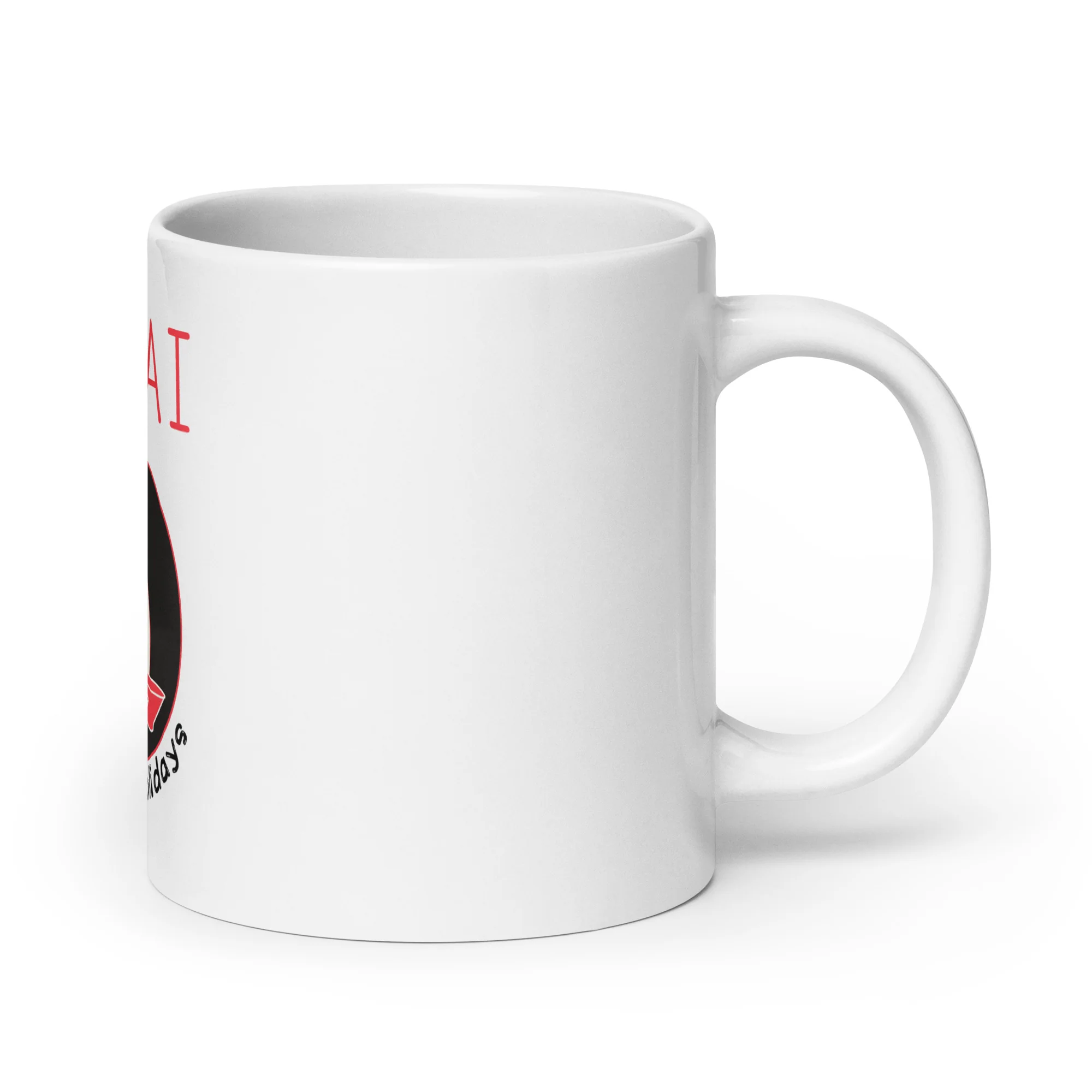 Kanpai for the Holidays Japanese Sake White Mug - Image 7