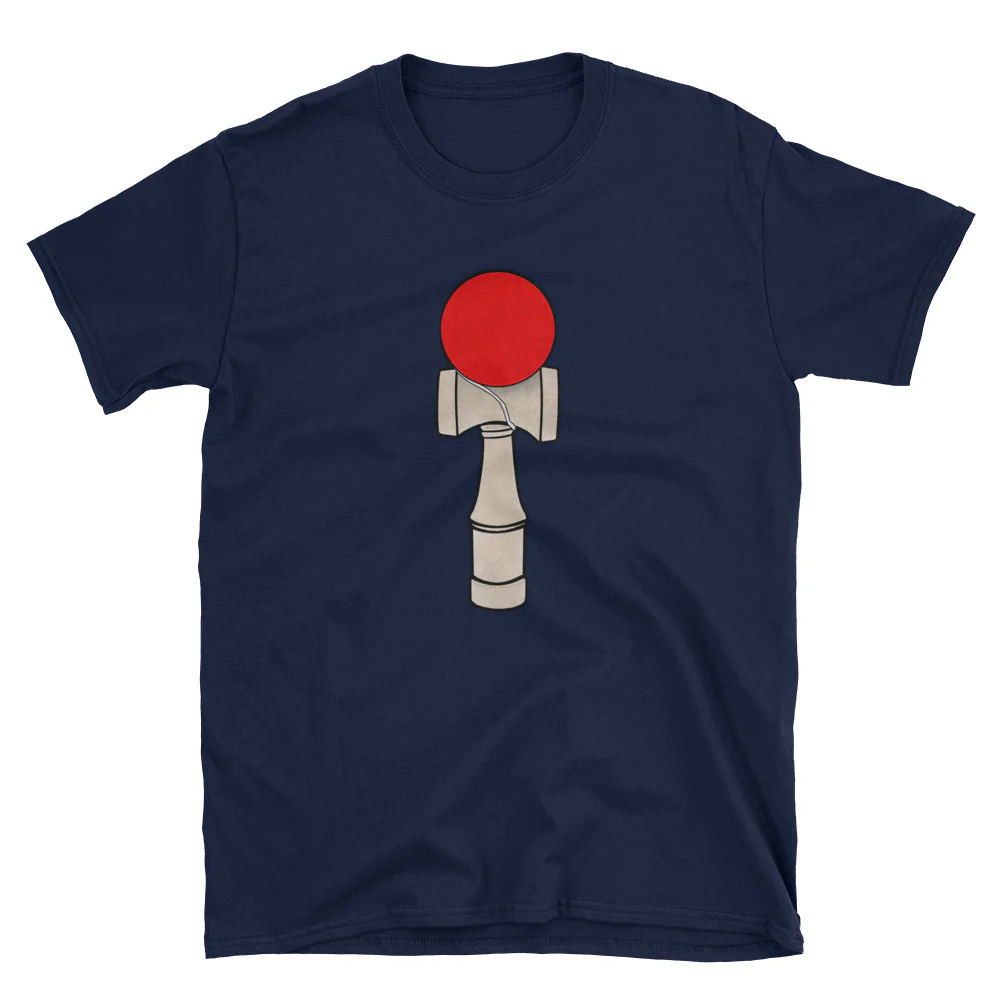Kendama Japanese Ball and Cup Short-Sleeve Unisex T-Shirt - Image 3