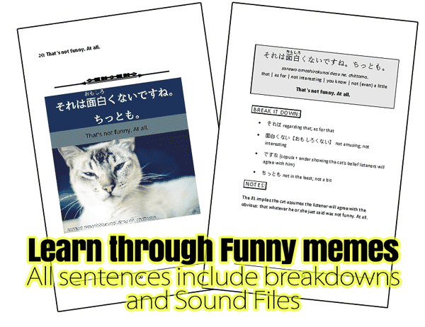 Learn Japanese through Memes Volume 2 [Paperback] - Image 2