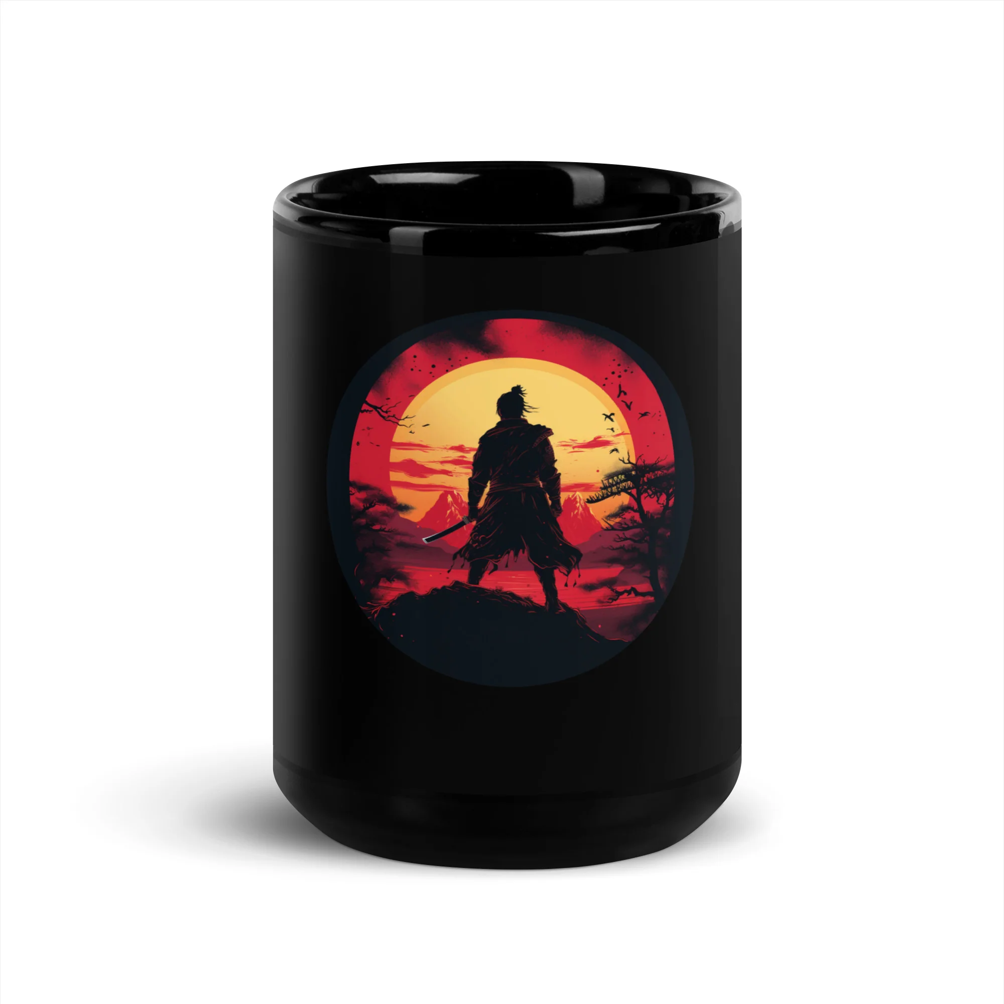 Lone Samurai Stares into the Rising Sun | Japanese-Inspired Mug - Image 6