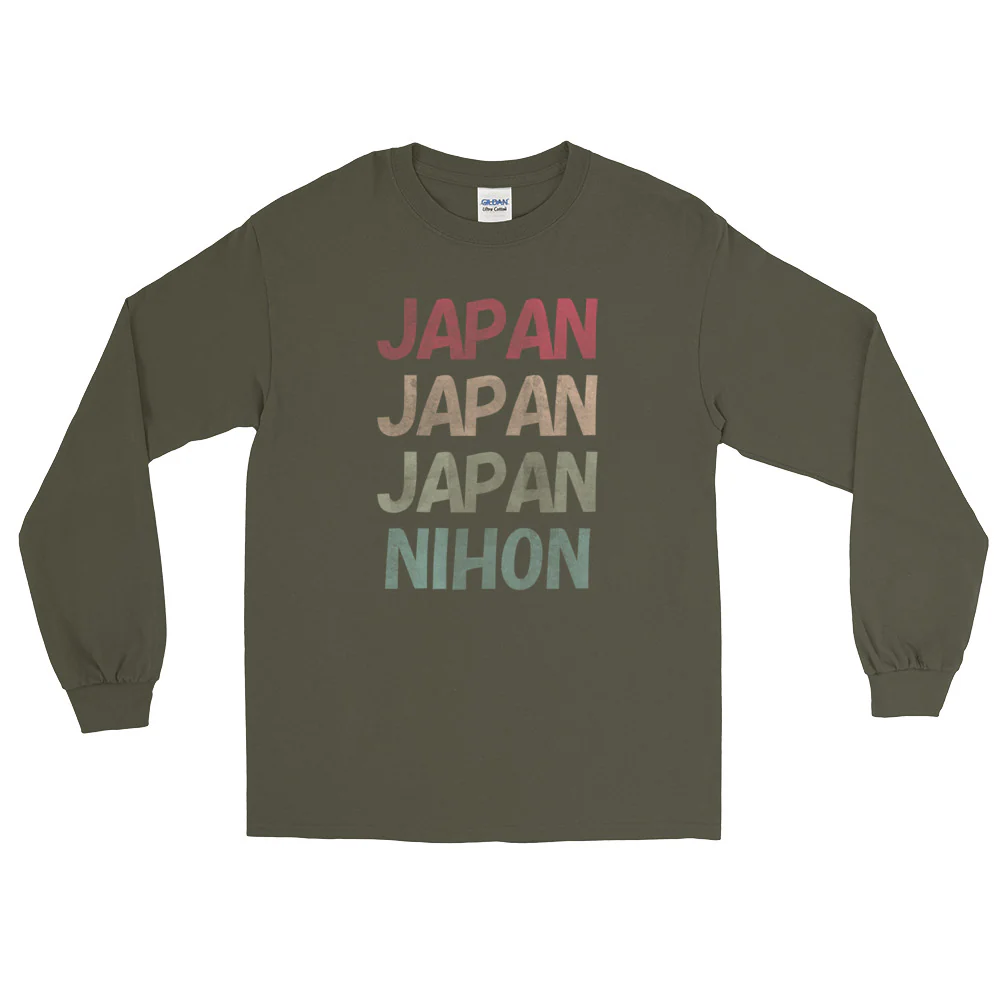 Love Japan and Nihon Japanese Long Sleeve T-Shirt - Image 3