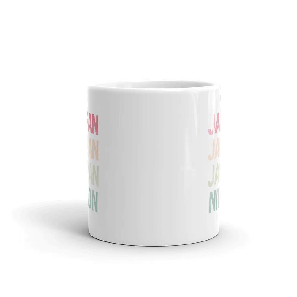 Love Japan and Nihon Japanese Mug - Image 3