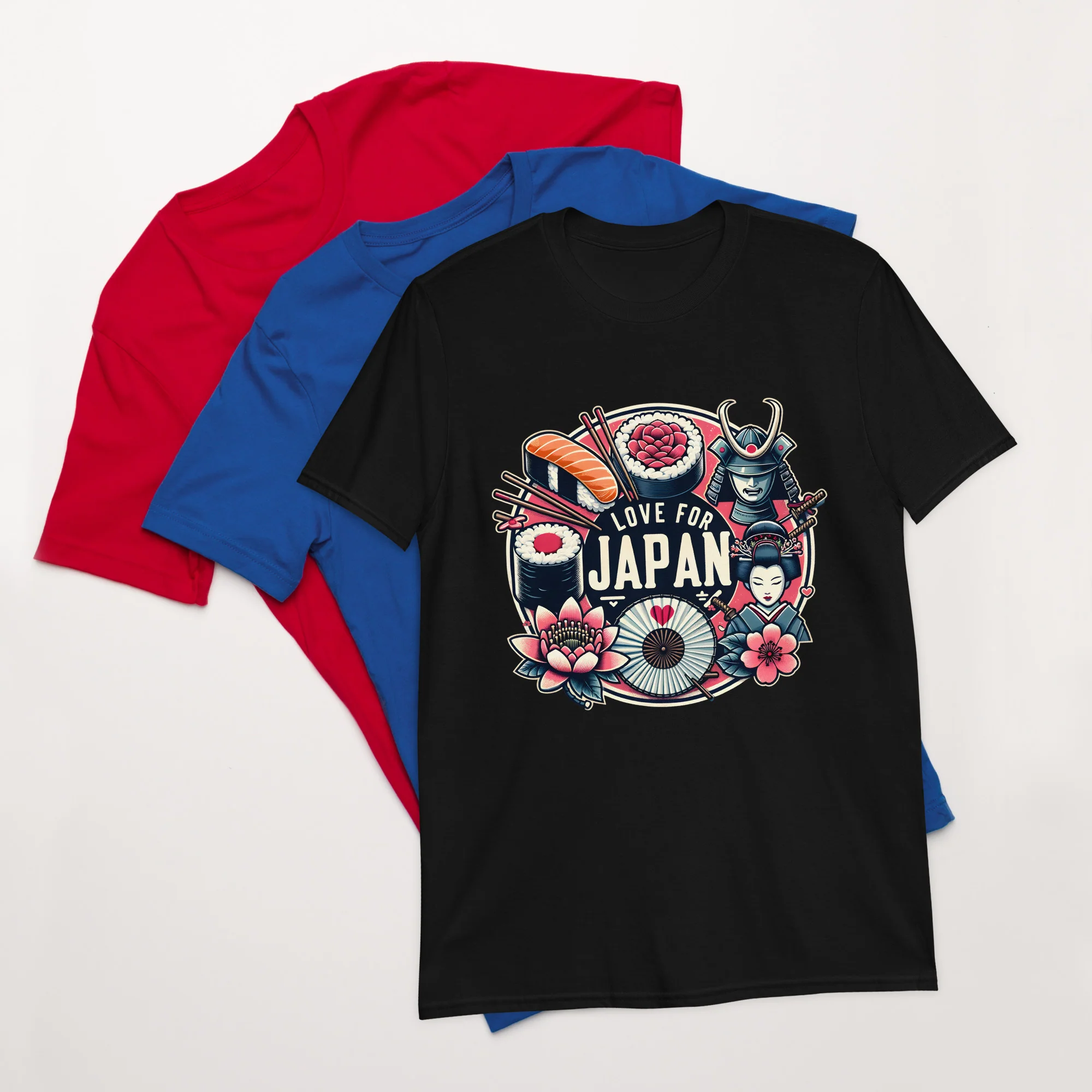Love Japan Love for Japan Theme T-Shirt - Image 3
