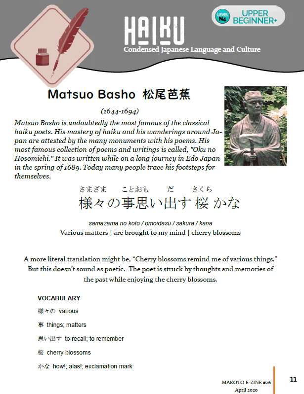 Makoto Japanese e-Zine #26 April 2020 | Digital Download + Sound Files - Image 4