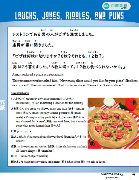 Makoto Japanese e-Zine #35 January 2021 | Digital Download + Sound Files - Image 2