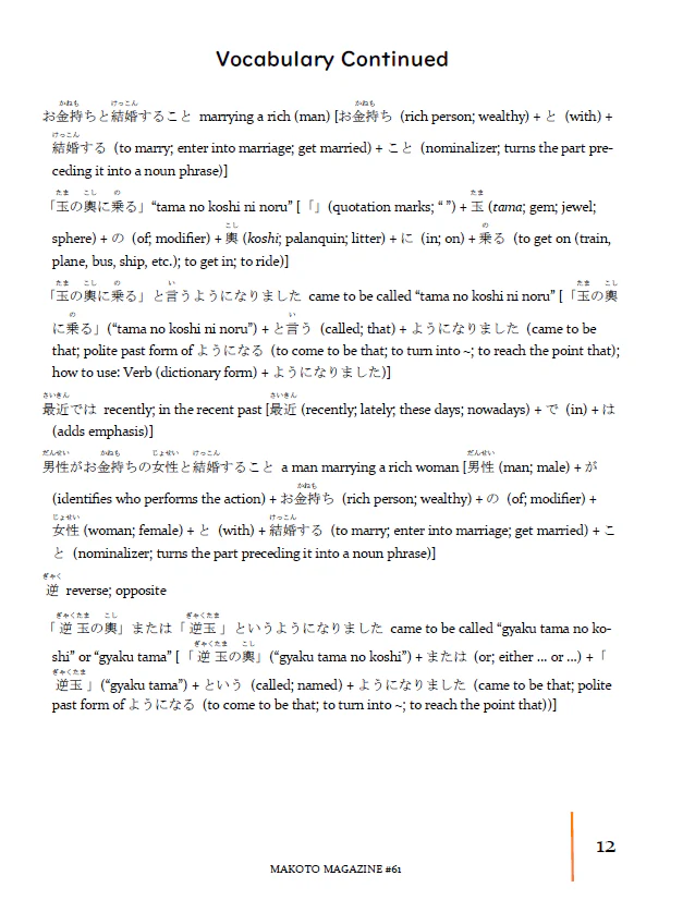 Makoto Magazine #61 - All the Fun Japanese Not Found in Textbooks - Image 2
