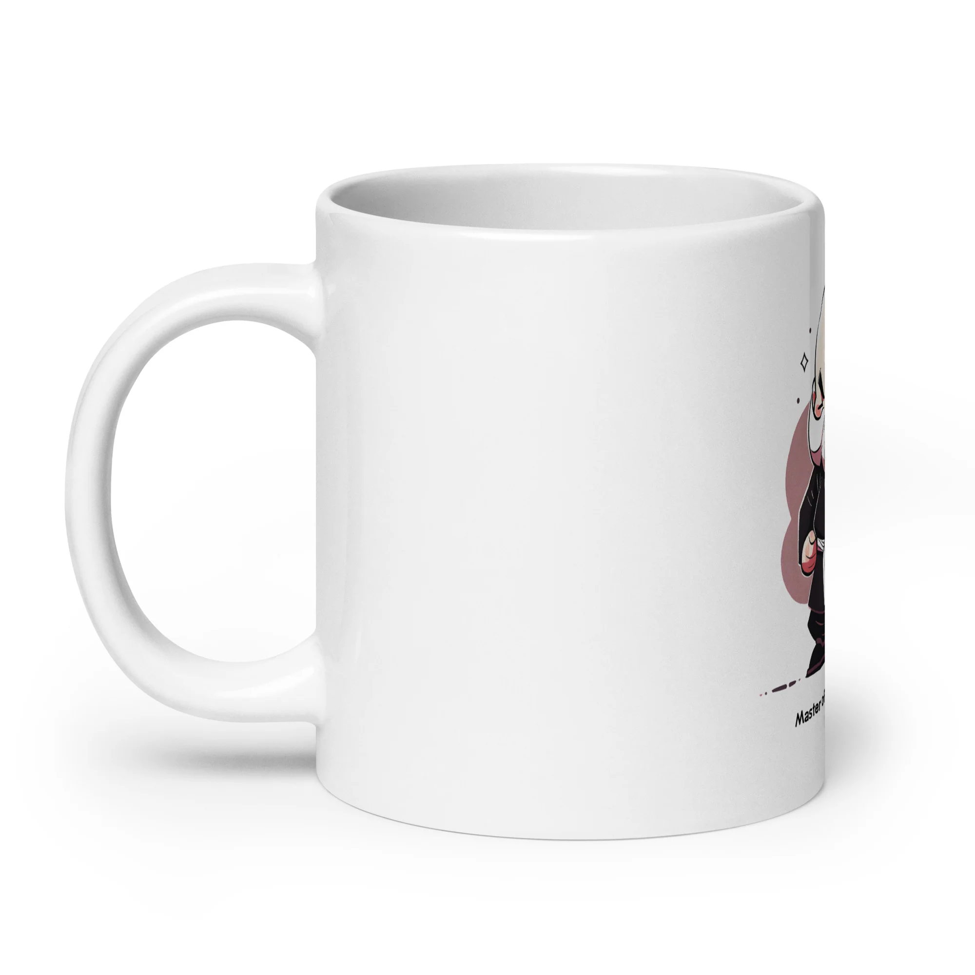 Master of the Grumpy Dojo White Mug - Image 4