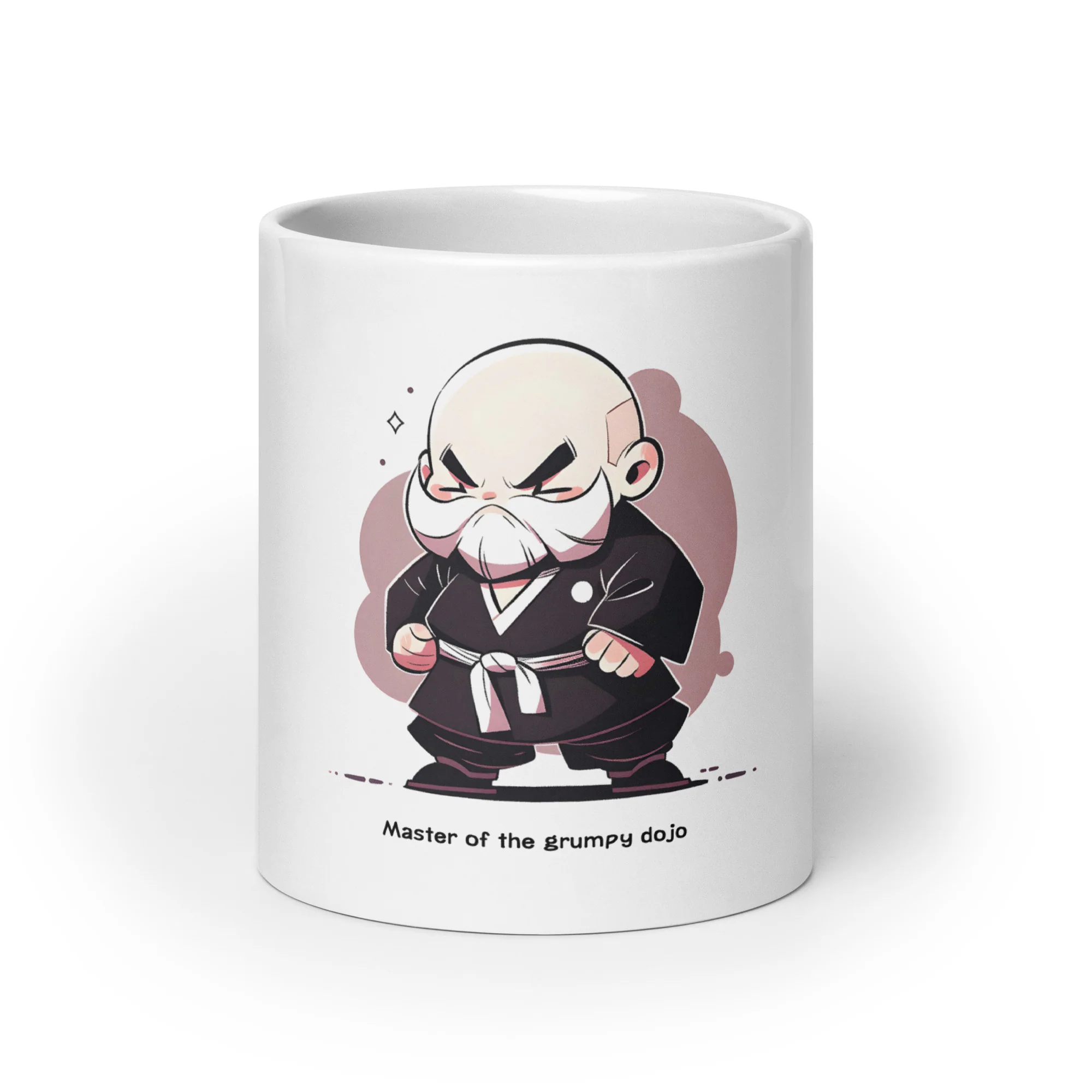 Master of the Grumpy Dojo White Mug - Image 5
