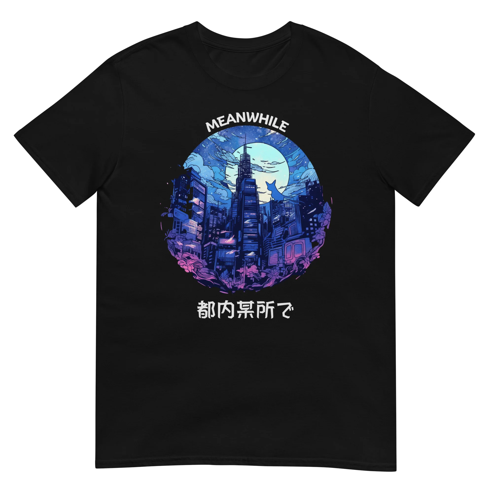 Metropolitan Cat and Moon T-Shirt - Image 3