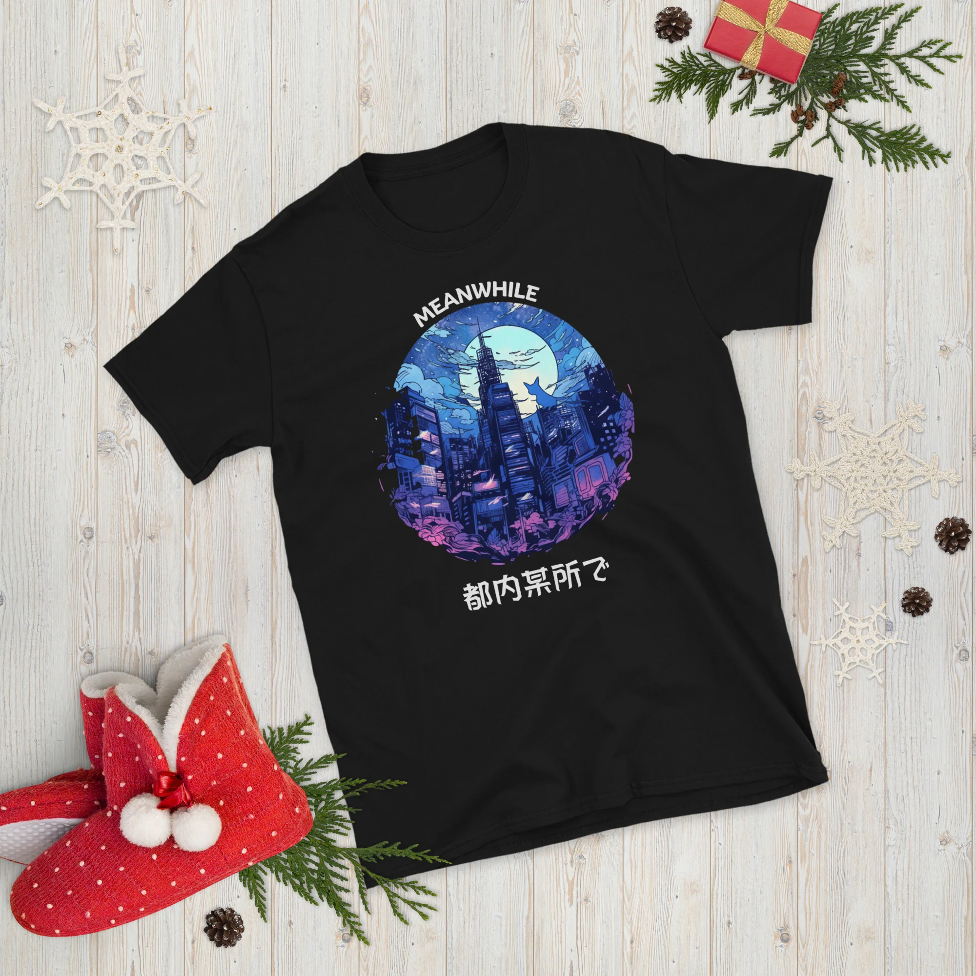 Metropolitan Cat and Moon T-Shirt - Image 4