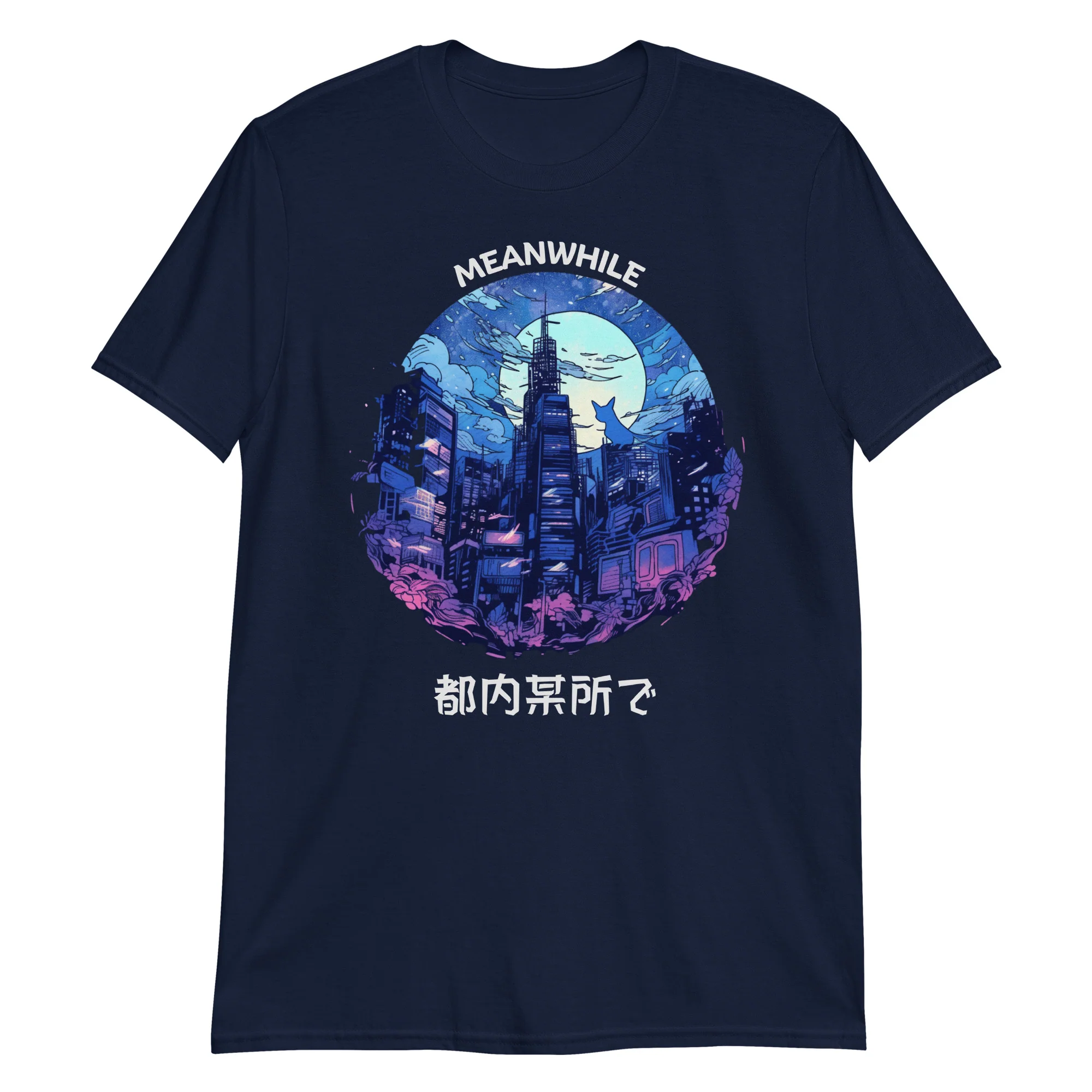 Metropolitan Cat and Moon T-Shirt - Image 5