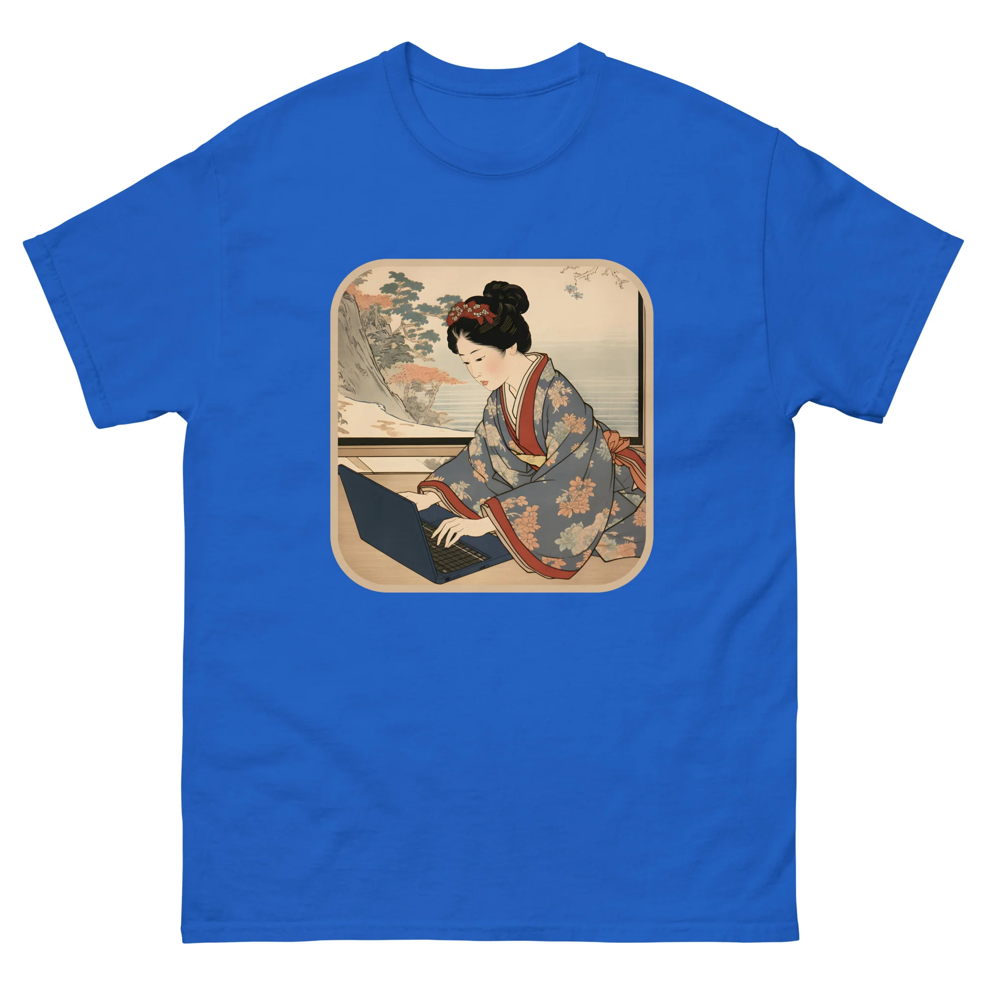 Modern Edo: The Ukiyo-e Bijin Who Codes T-Shirt - Image 7