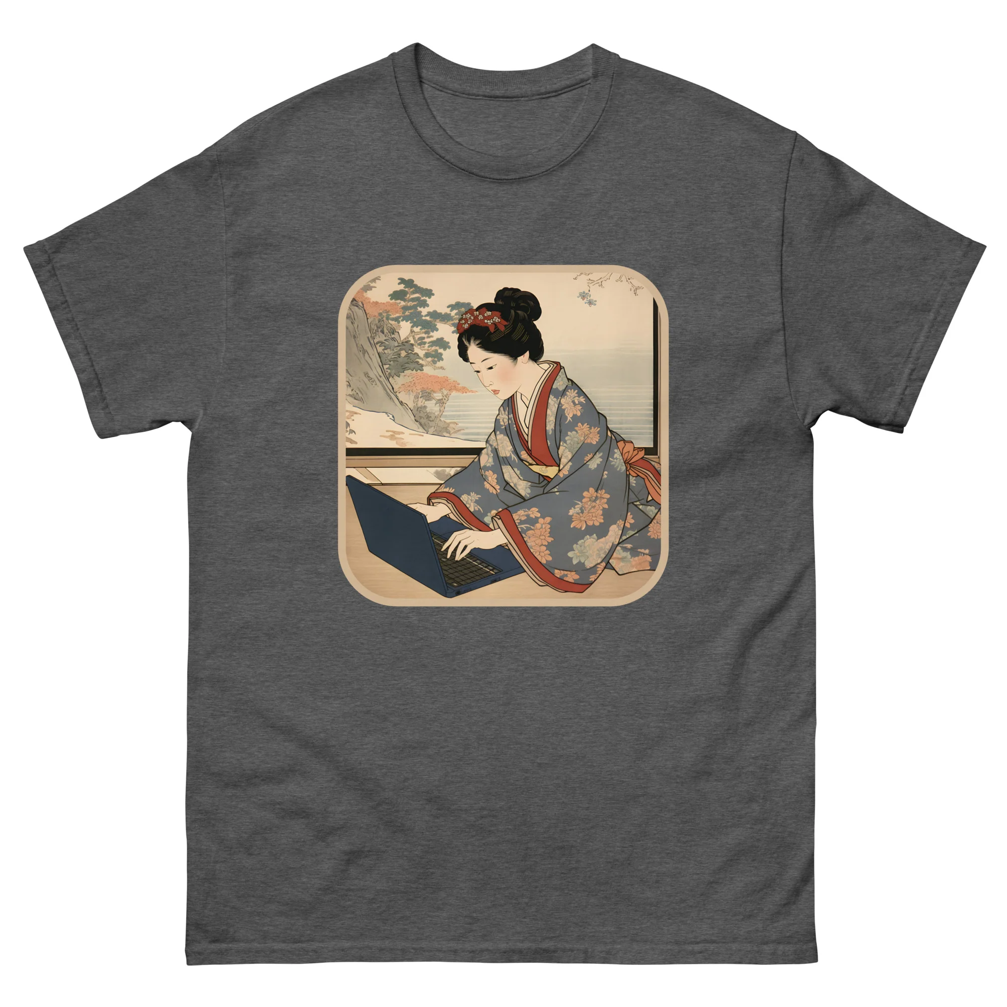Modern Edo: The Ukiyo-e Bijin Who Codes T-Shirt - Image 8