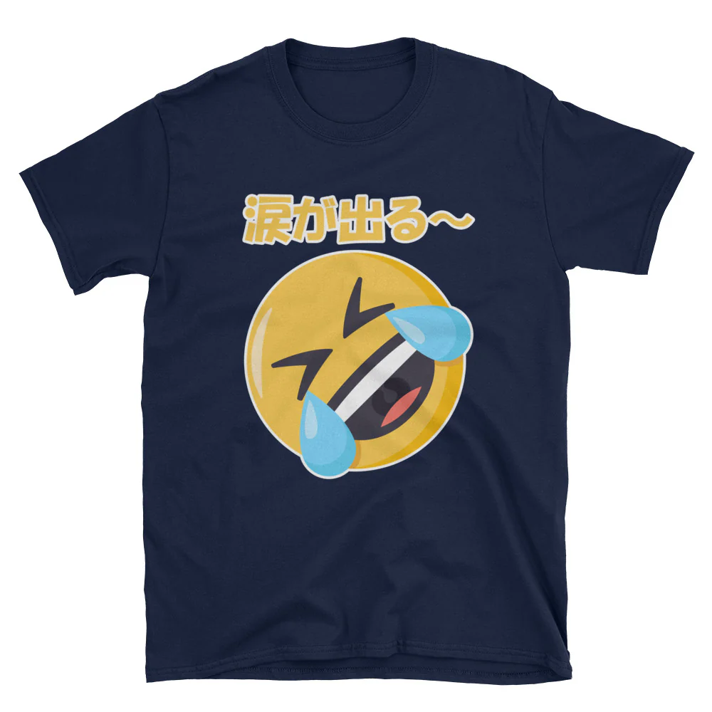 Namida ga Deru Cry while Laughing Japanese Short-Sleeve Unisex T-Shirt - Image 3